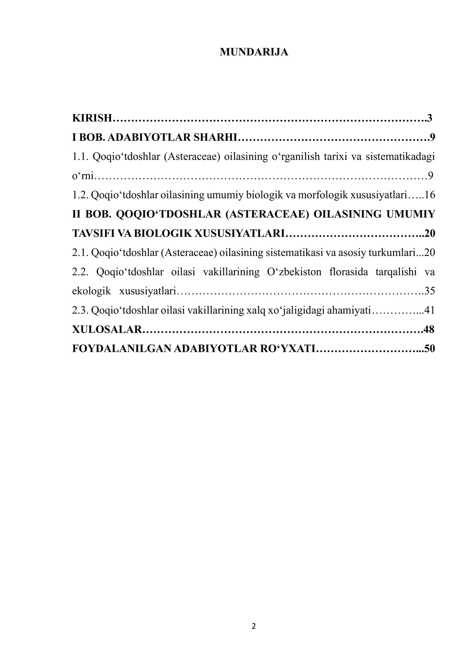 Qoqio‘tdoshlar Oilasi 1