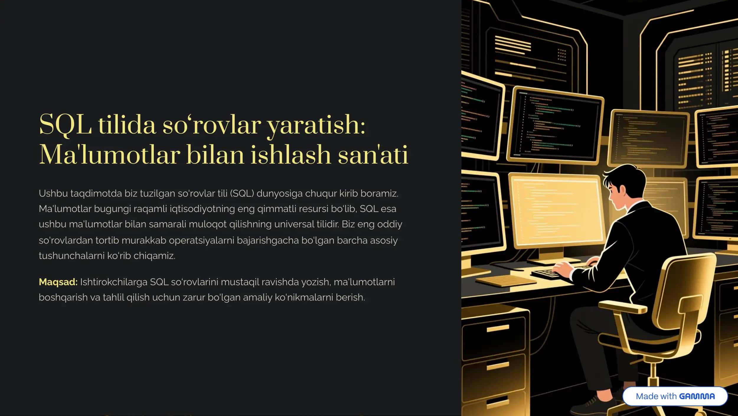 SQL-tilida-sorovlar-yaratish-Malumotlar-bilan-ishlash-sanati 1