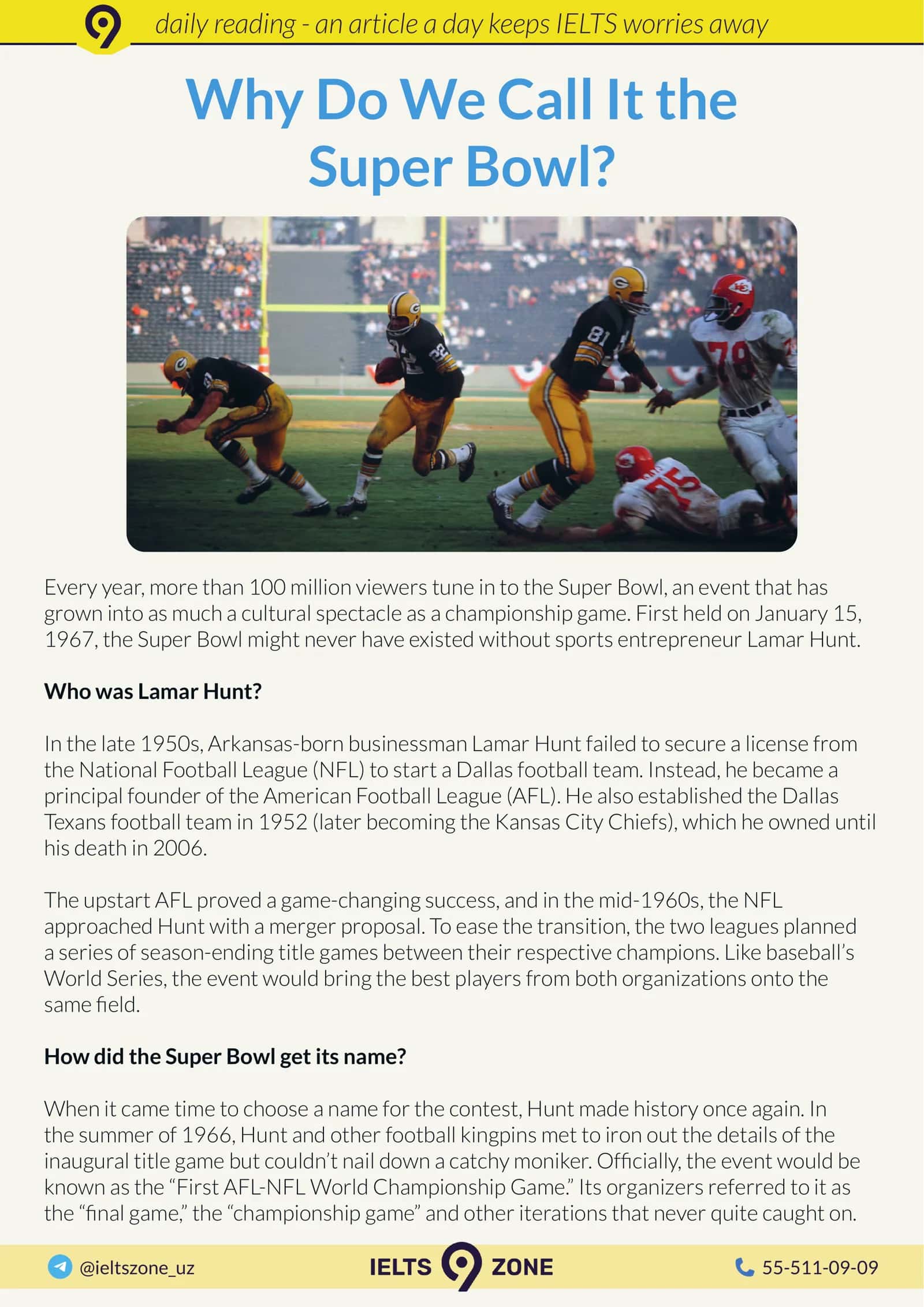 Why Do We Call It the Super Bowl? 1