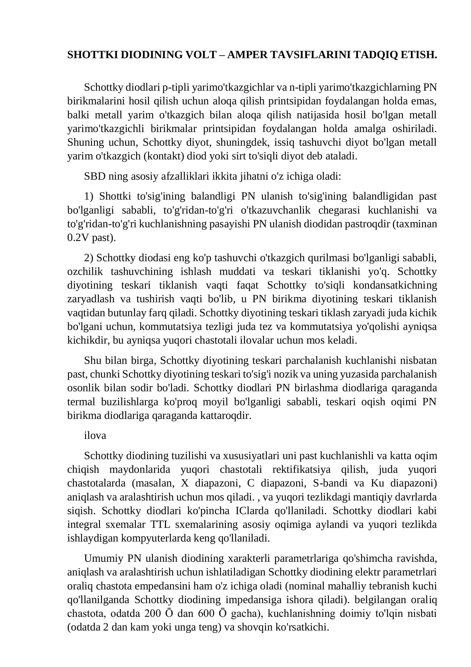 Schottky diodlar 1