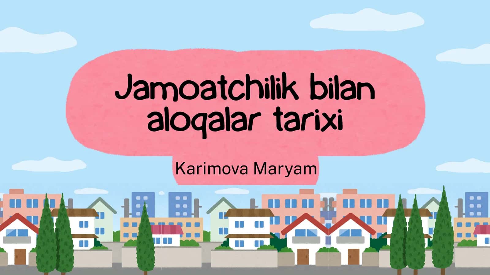 Jamoatchilik bilan aloqalar tarixi 1