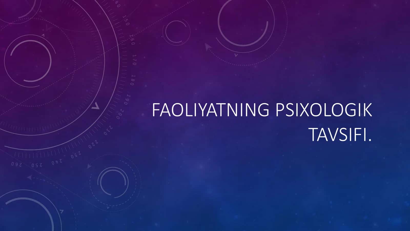 PSIXOLOGIK TAVSIFI 1
