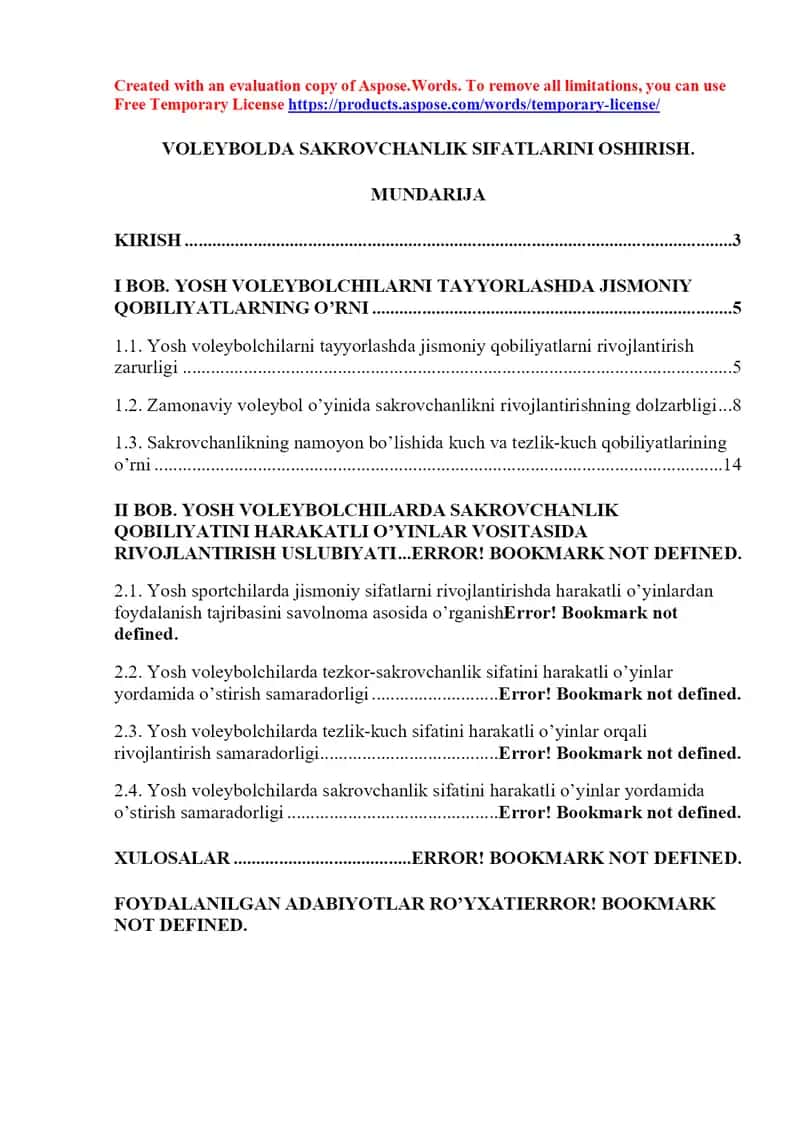 Voleybolda sakrovchanlik sifatlarini oshirish 1