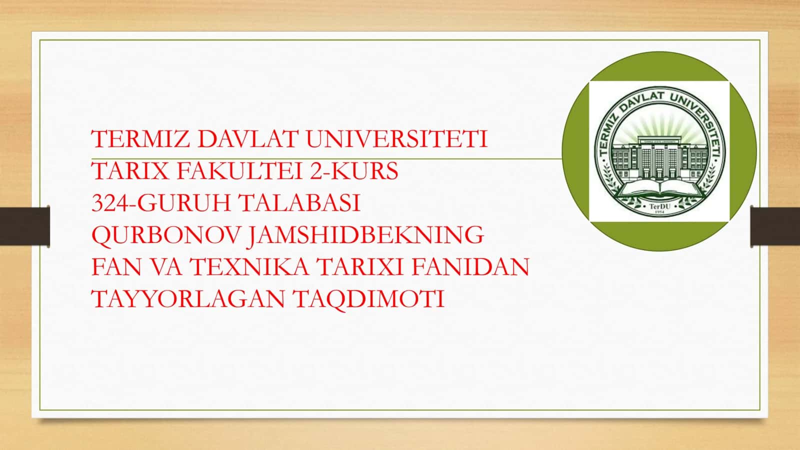 IX-XII Asrda Musulmon Uygʻonish Davri 1