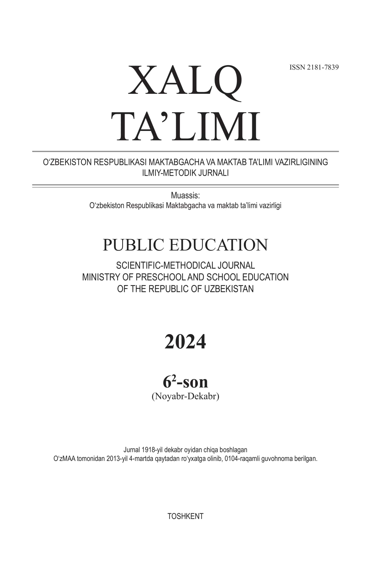 Xalq ta'limi 1