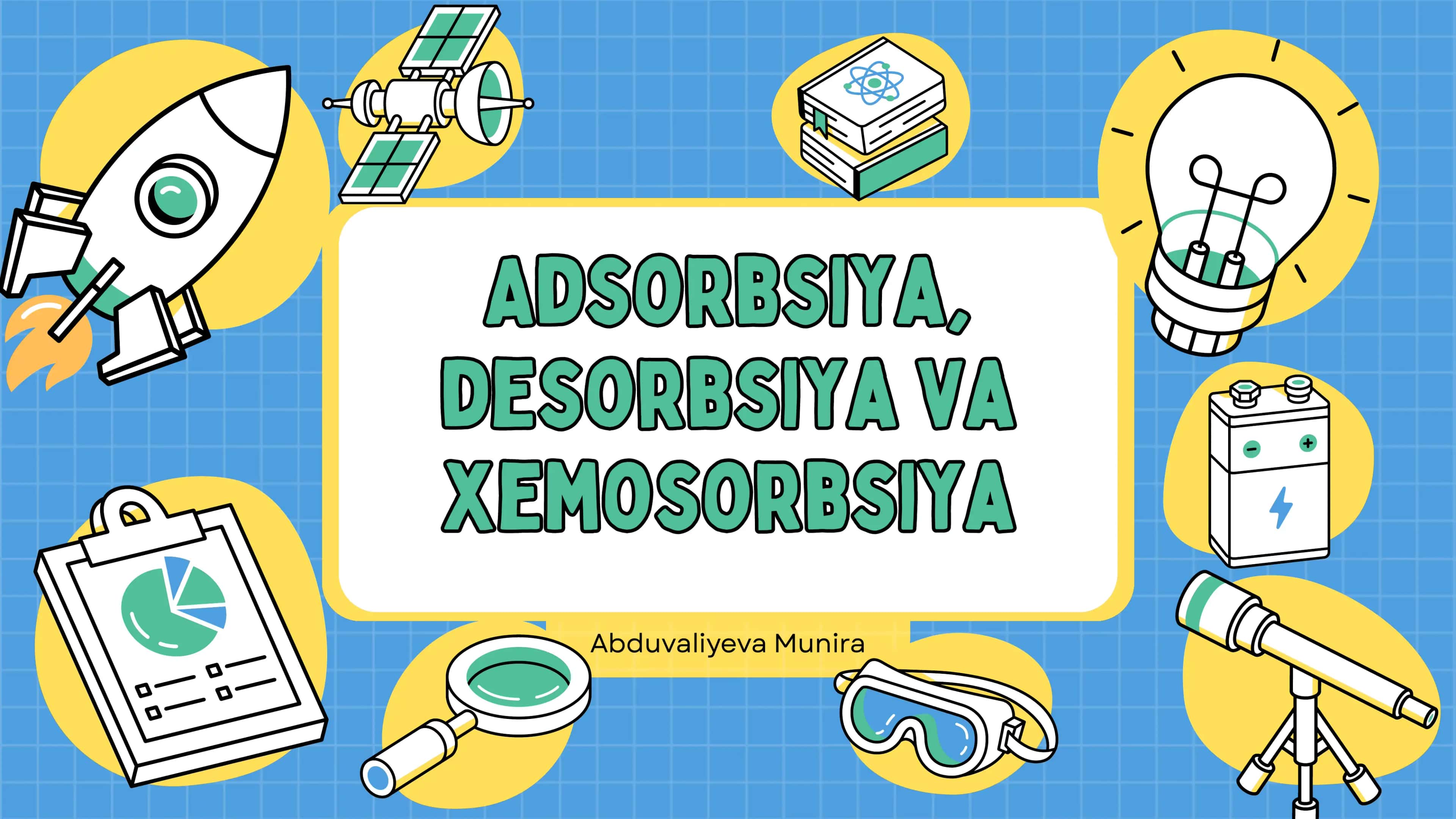 Adsorbsiya, desorbsiya va xemosorbsiya 1