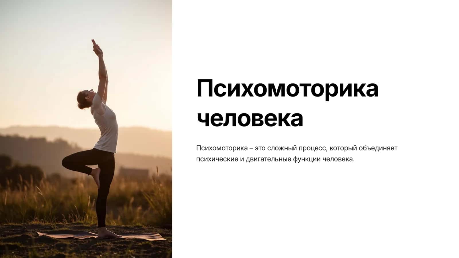 Психомоторика человека 1