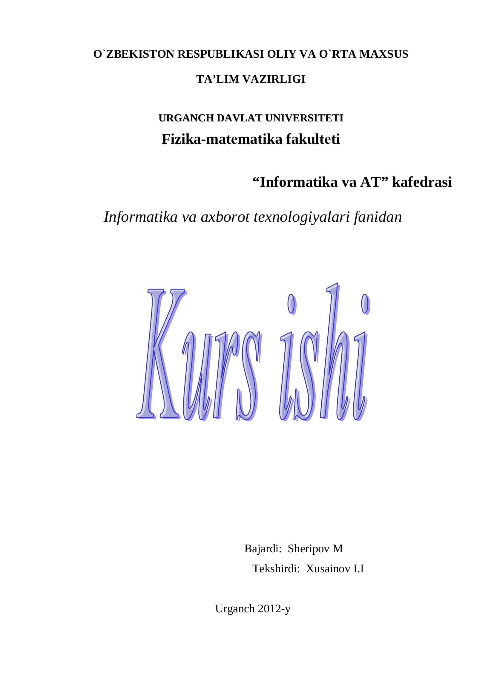 MS DOS operatsion tizimi 1