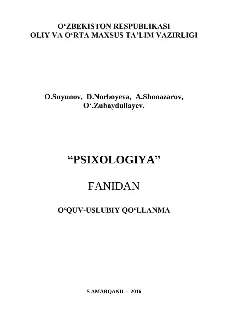 Psixologiya