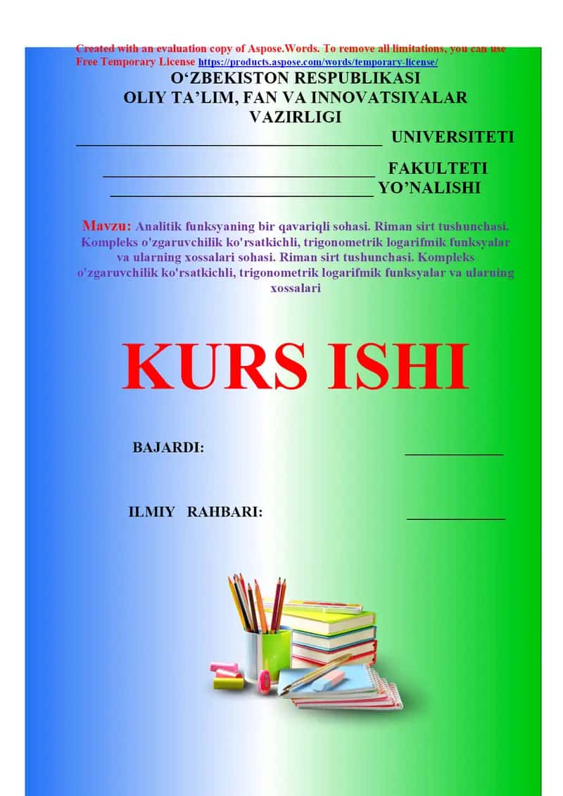 Analitik funksyaning bir qavariqli sohasi 1