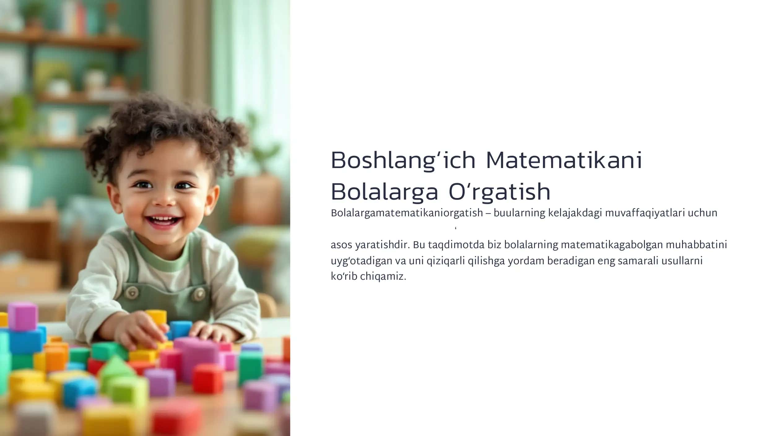 Boshlangʻich Matematikani 1