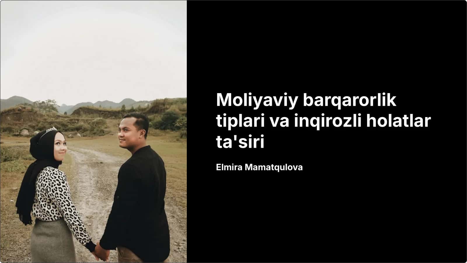 Moliyaviy barqarorlik 1