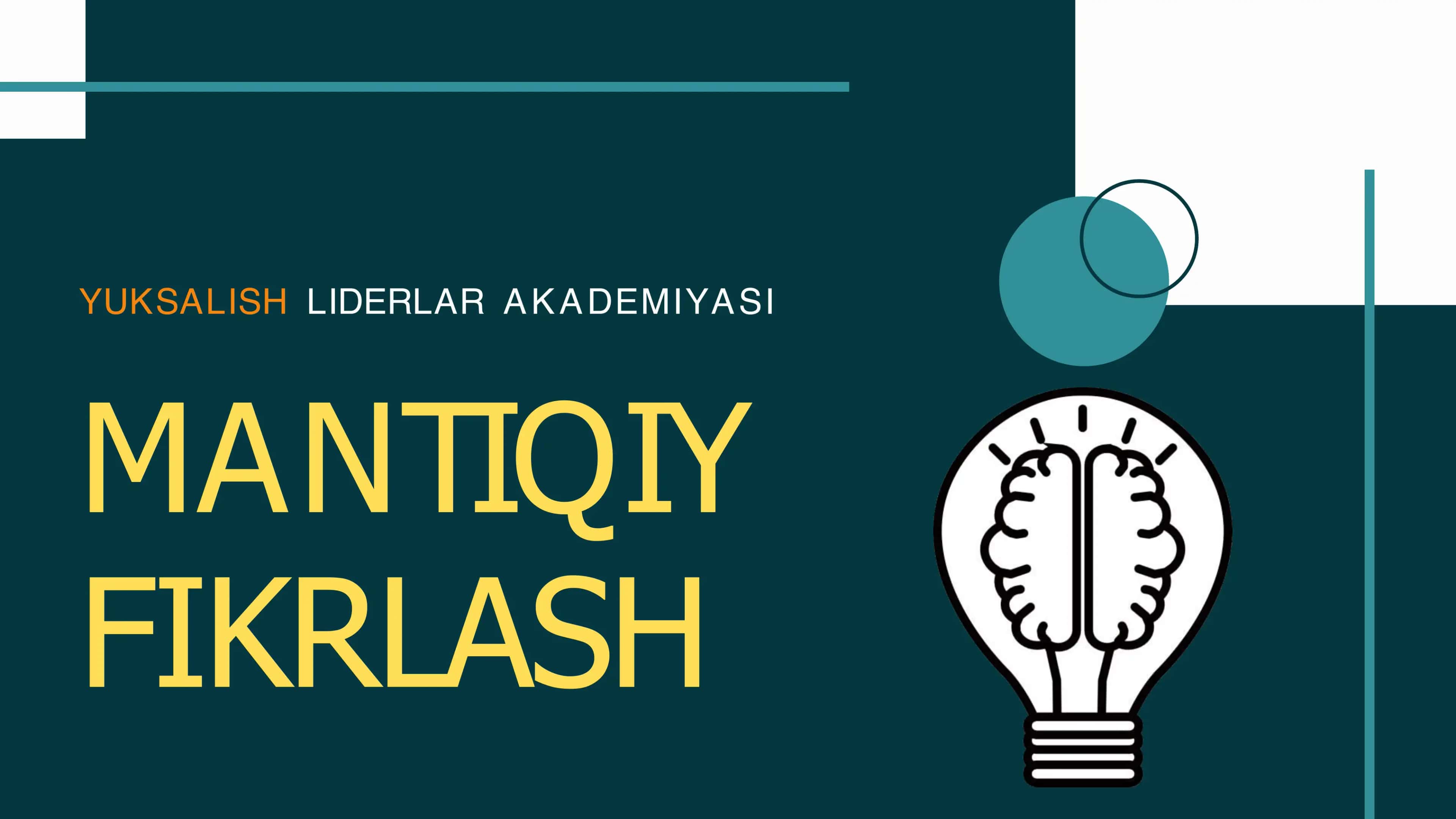 Mantiqiy Fikrlash 1
