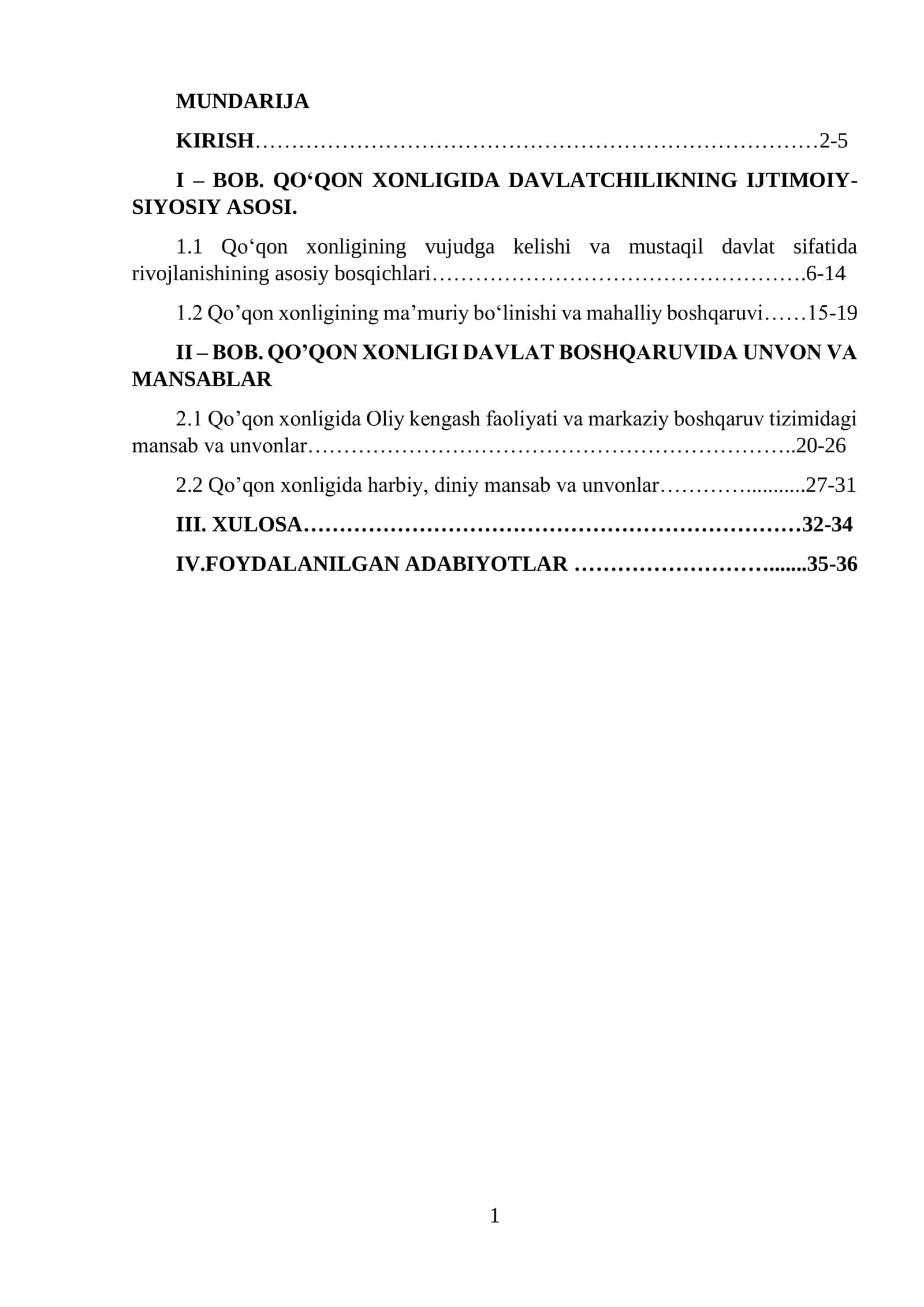 Qo'qon xonligi siyosiy tarixi va davlat boshqaruv tizimi 1