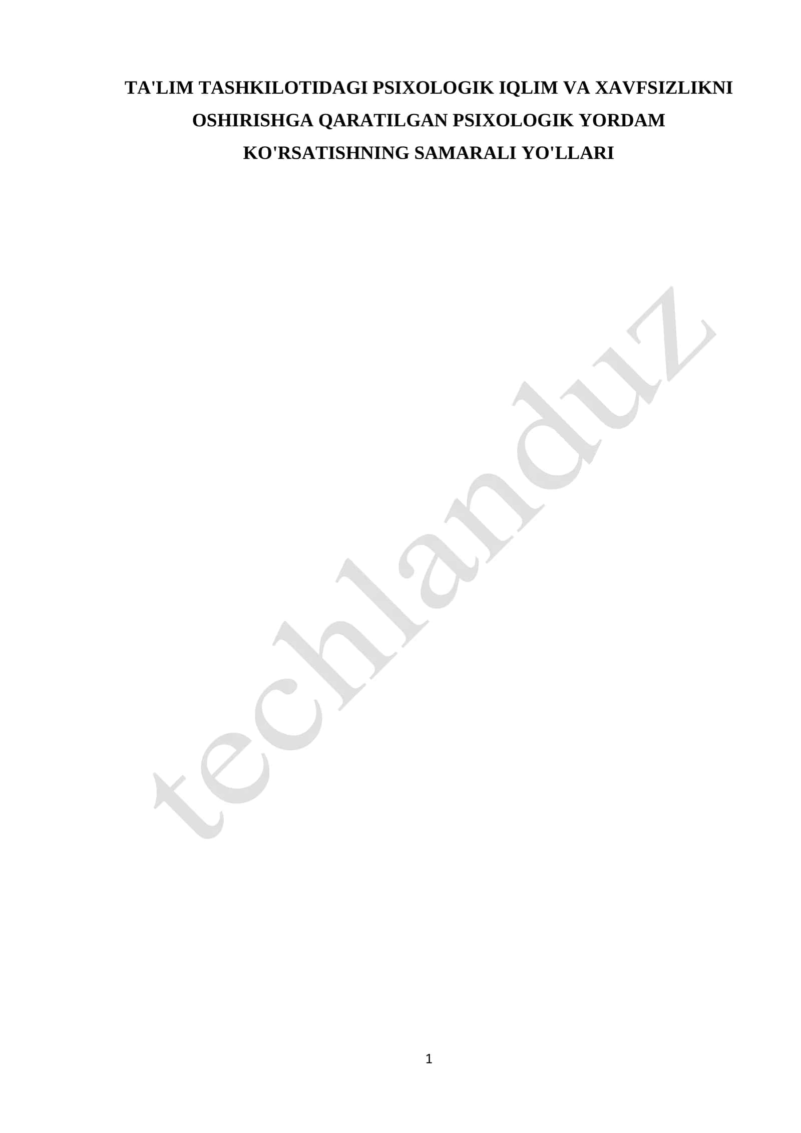 Psixologik Yordam Ko'rsatishning Samarali Yo'llari 1