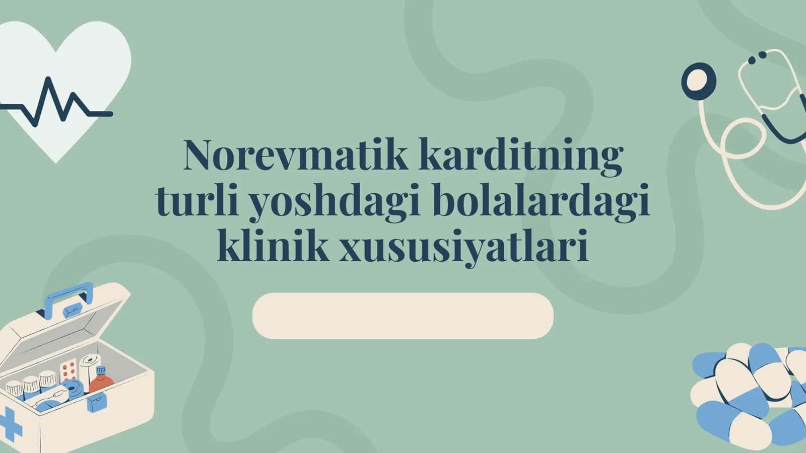 Norevmatik karditning turli yoshdagi bolalardagi klinik xususiyatlari 1