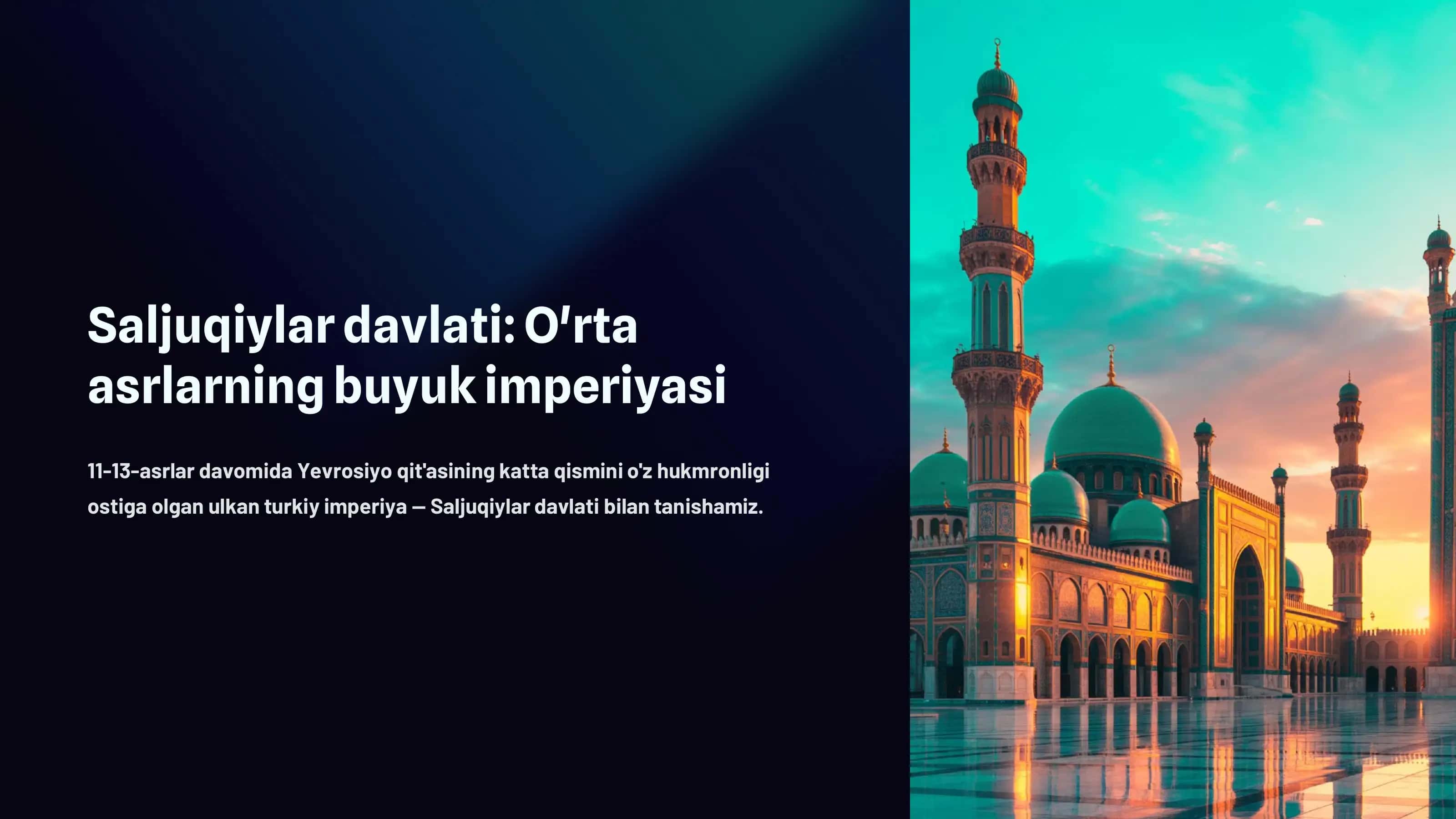 Saljuqiylar davlati 1