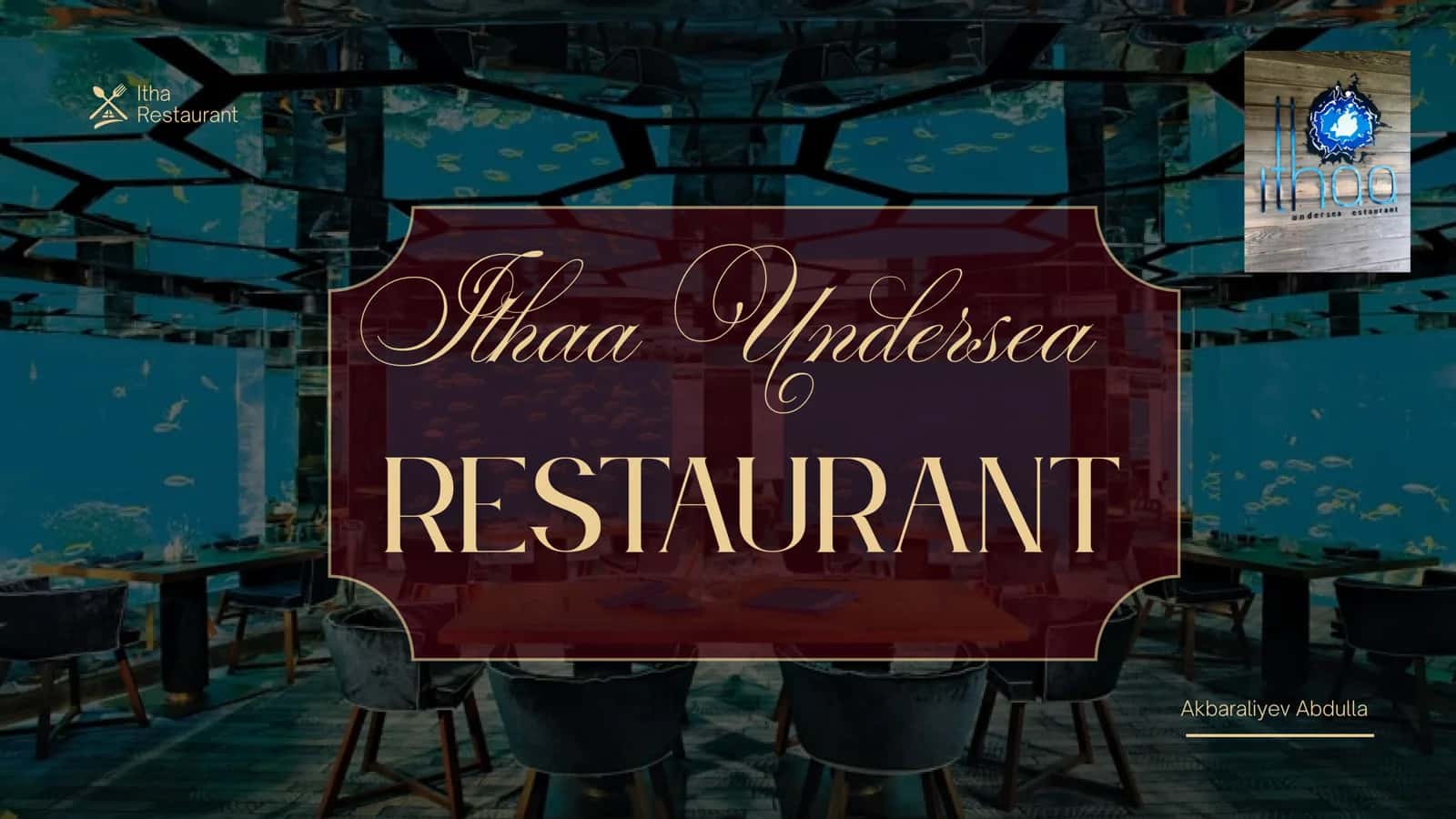 Restaurant Ithaa haqida pptx ingliz tilida 1