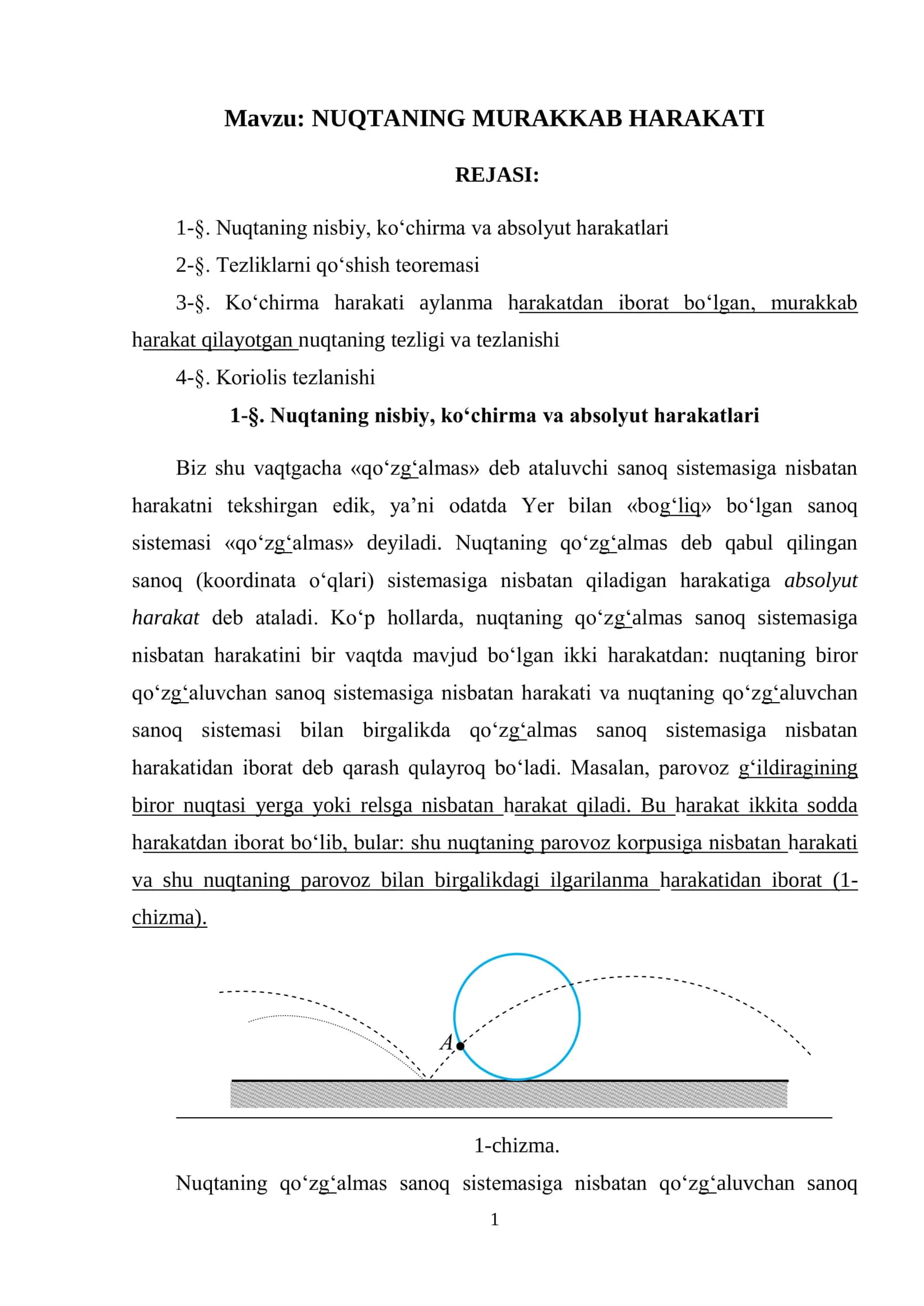 NUQTANING MURAKKAB HARAKATI 1