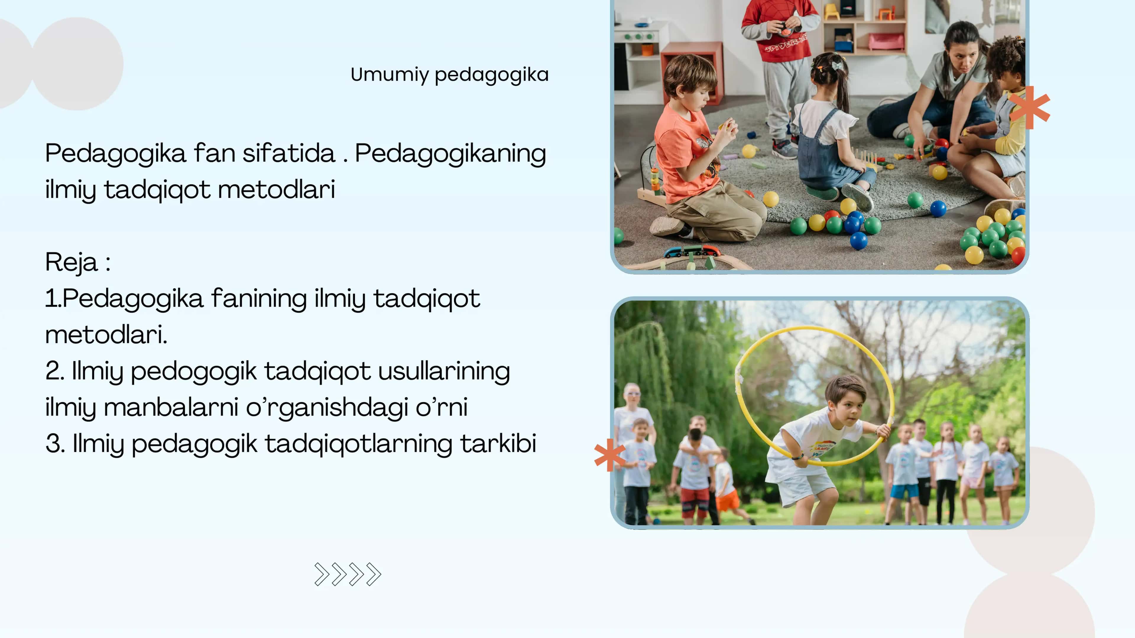 Pedagogika fan sifatida 1