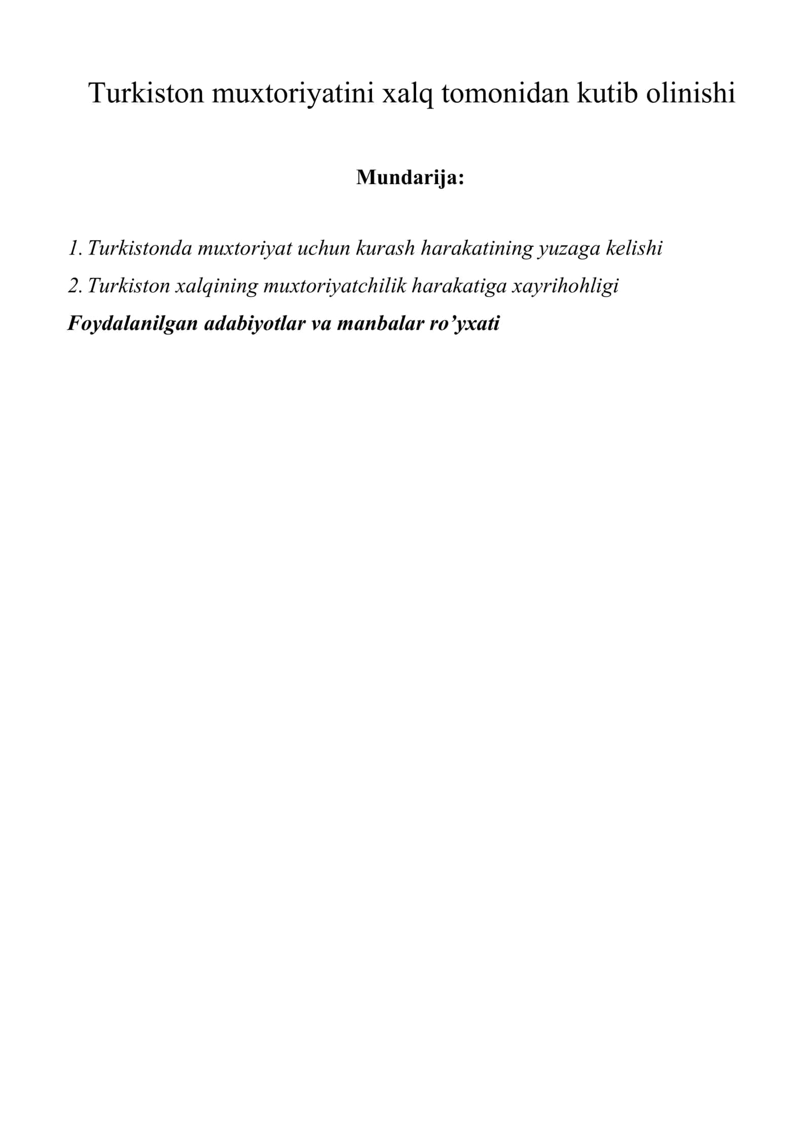 Turkiston muxtoriyatini xalq tomonidan kutib olinishi 1