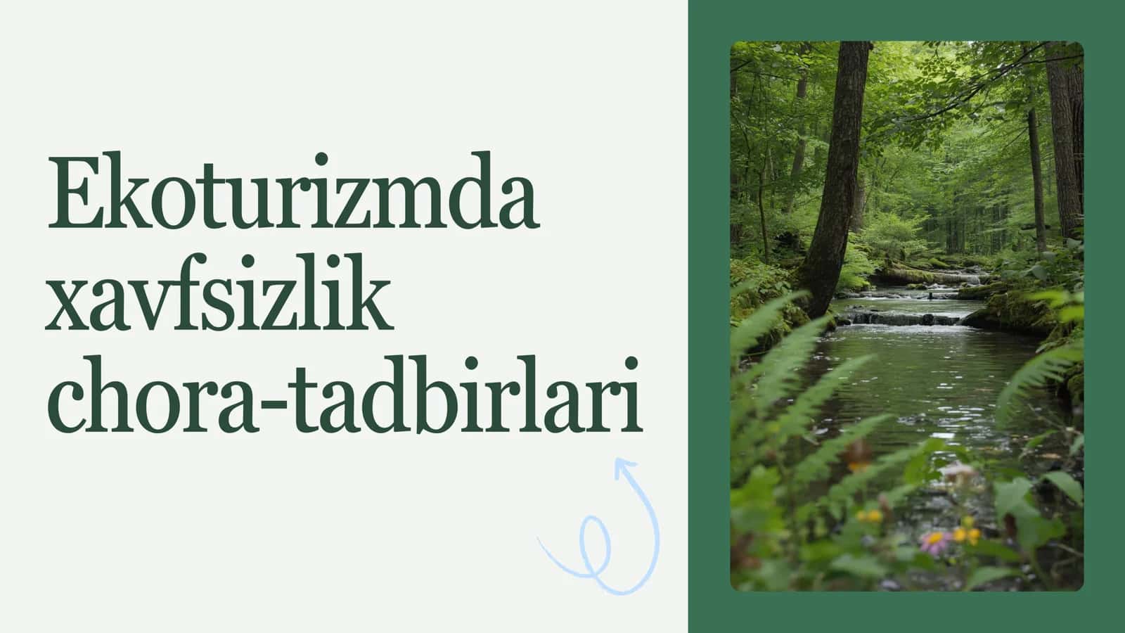 Ekoturizmda xavfsizlik 1
