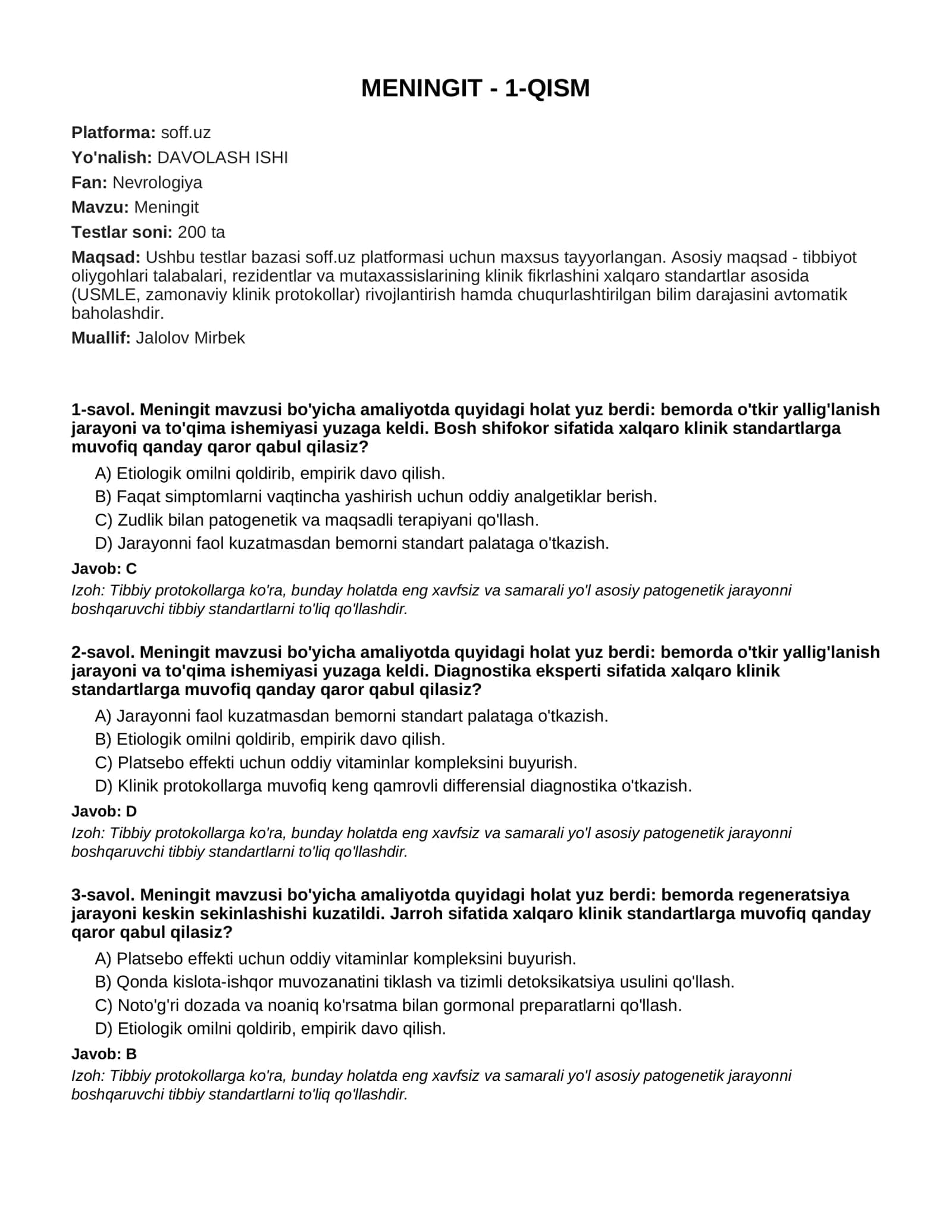MENINGIT - 1-QISM 1