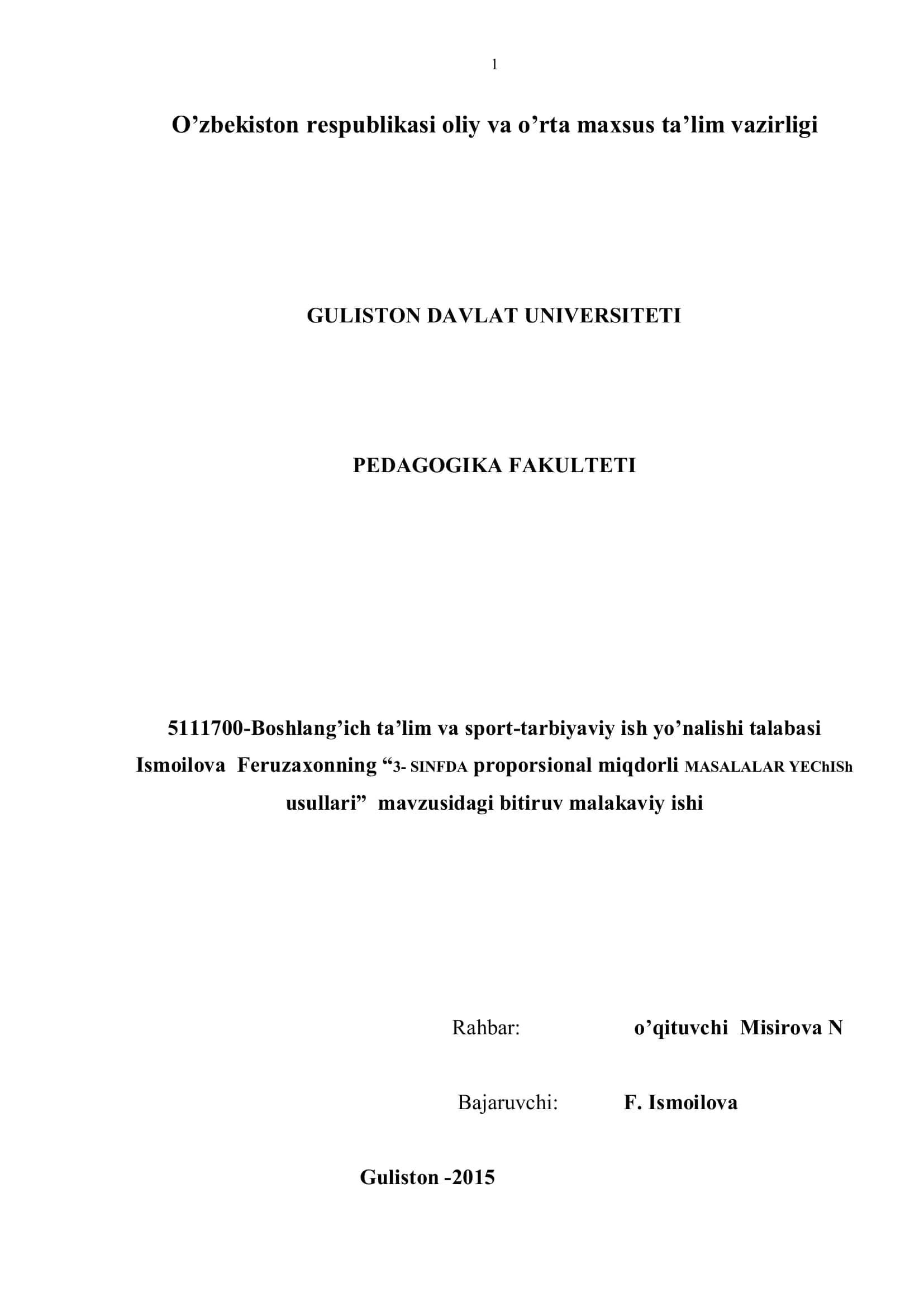 3-SINFDA proporsional miqdorli MASALALAR YEChISh usullari 1