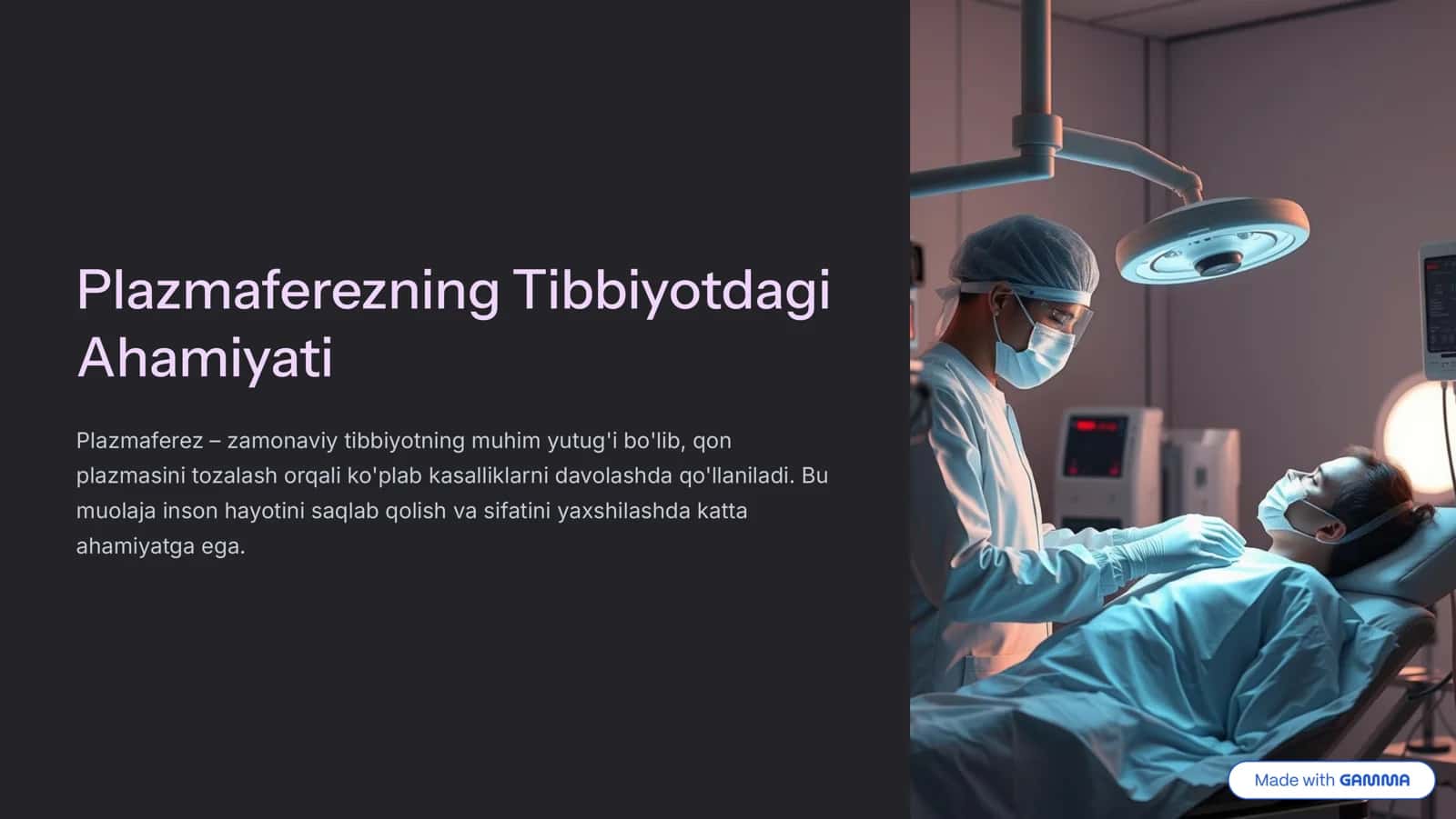 Plazmaferezning Tibbiyotdagi Ahamiyati 1