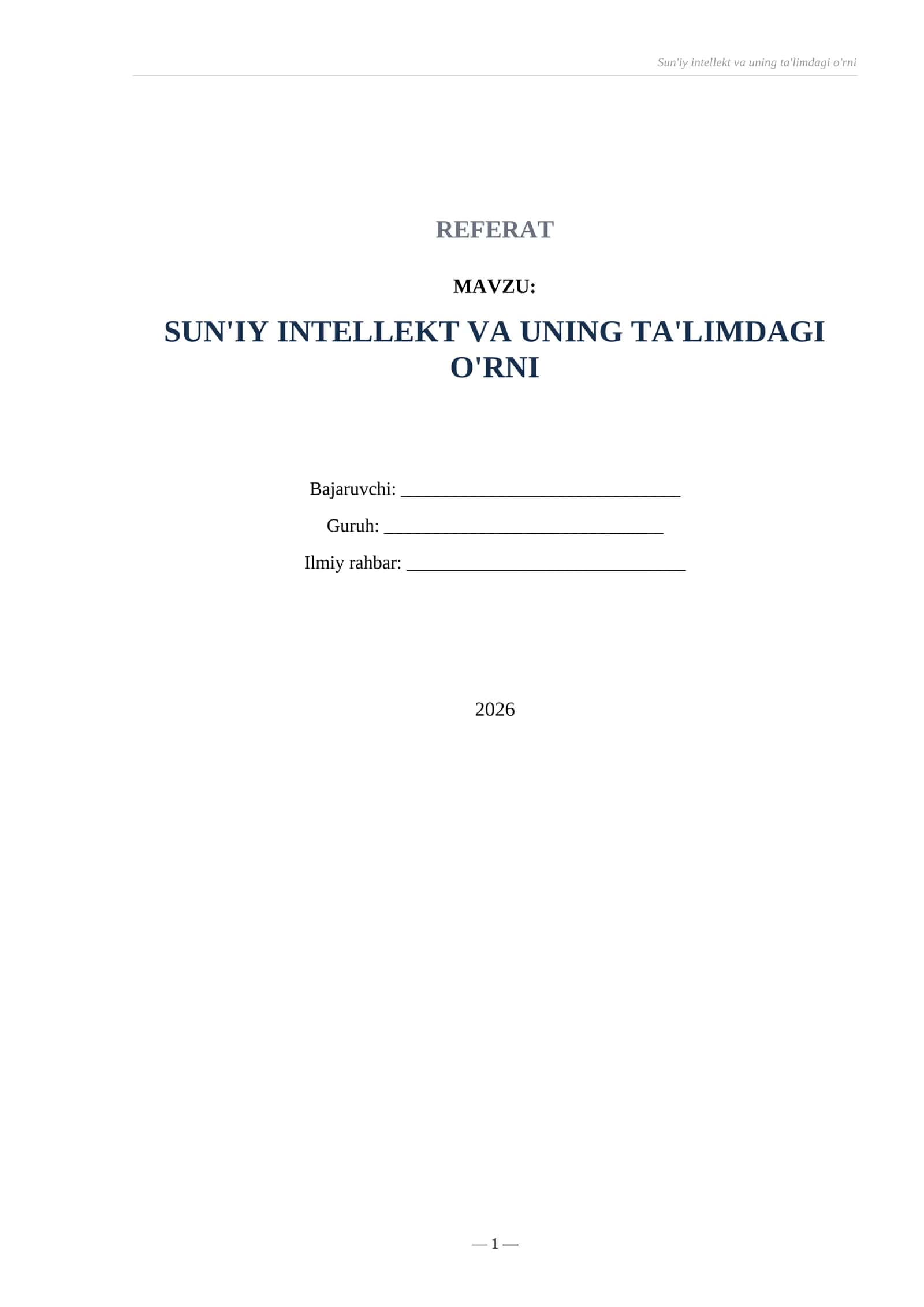 Referat Suniy_intellekt_va_talimdagi_orni 1