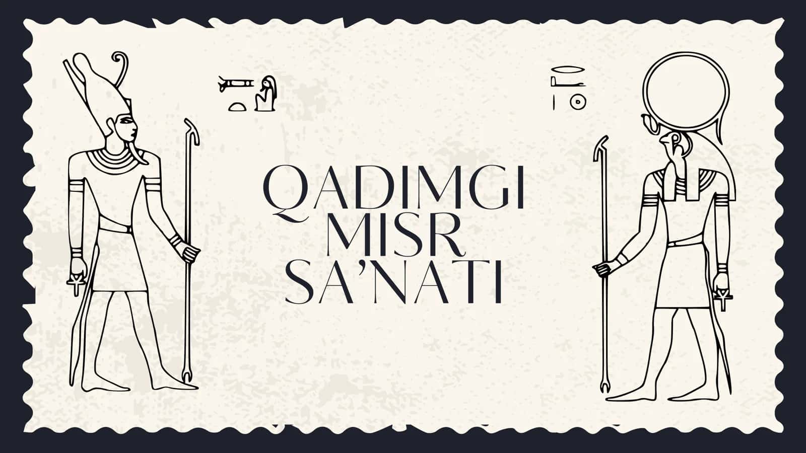 Qadimgi MISR sa'nati 1