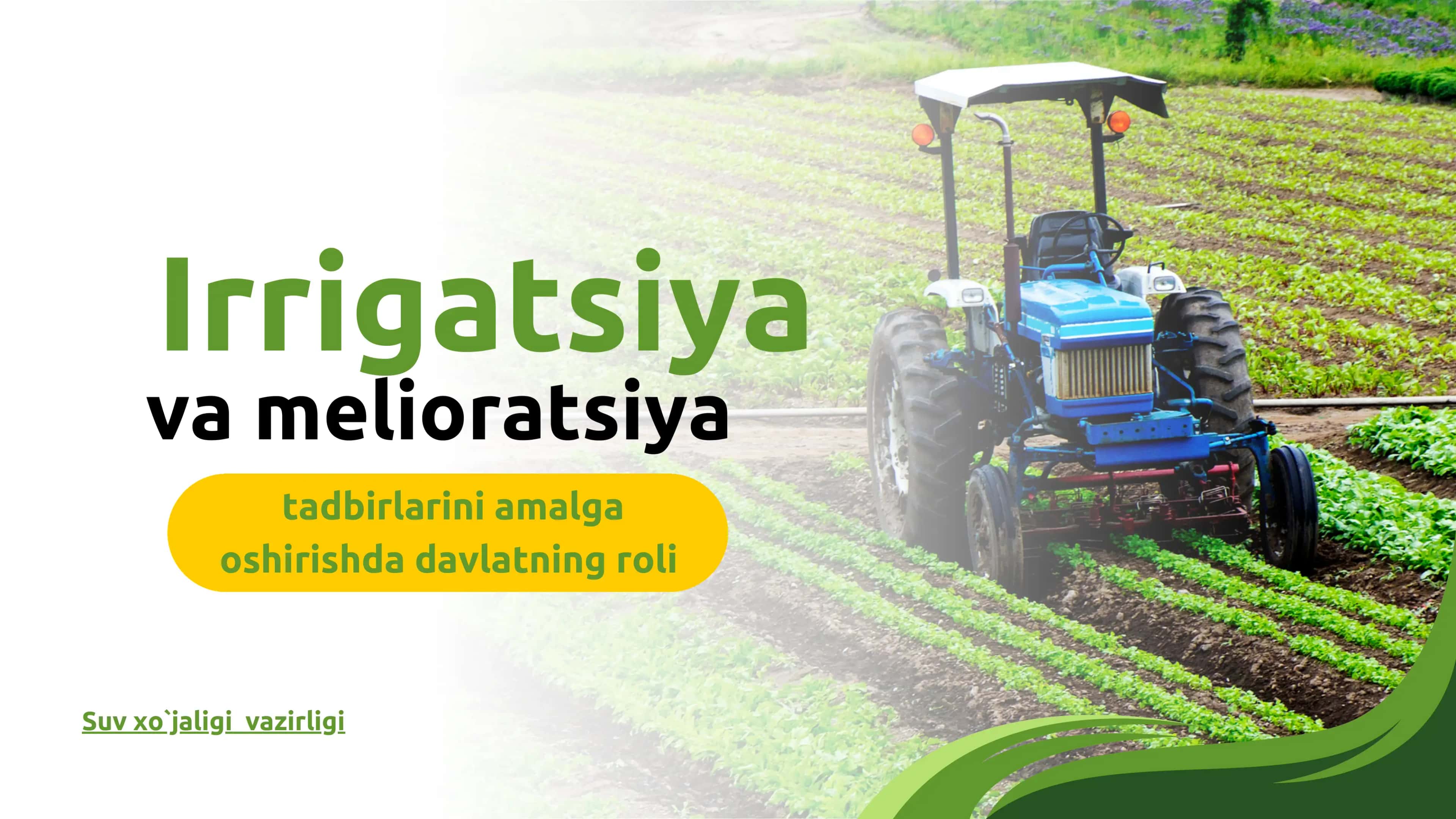 Melioratsiya va suv xo`jaligi 1