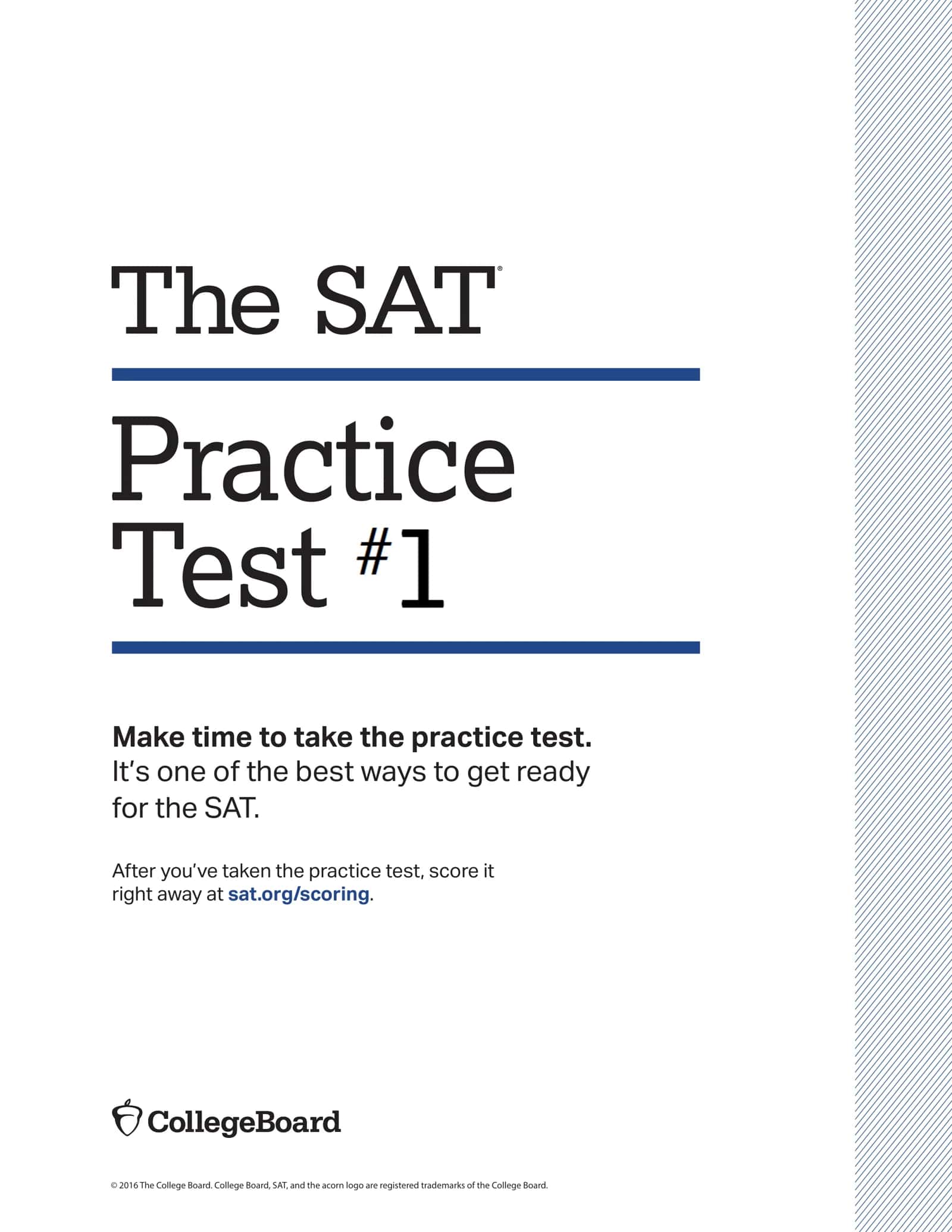 🚀📘 THE SAT PRACTICE TEST #1 📘🚀 ⚡ READING • WRITING • MATH ⚡ OFFICIAL-STYLE SAT PRACTICE PDF  ━━━━━━━━━━━━━━━━━━ 1