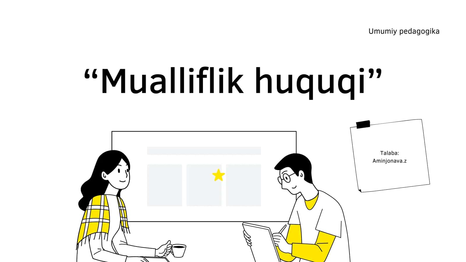 Mualliflik huquqi 1