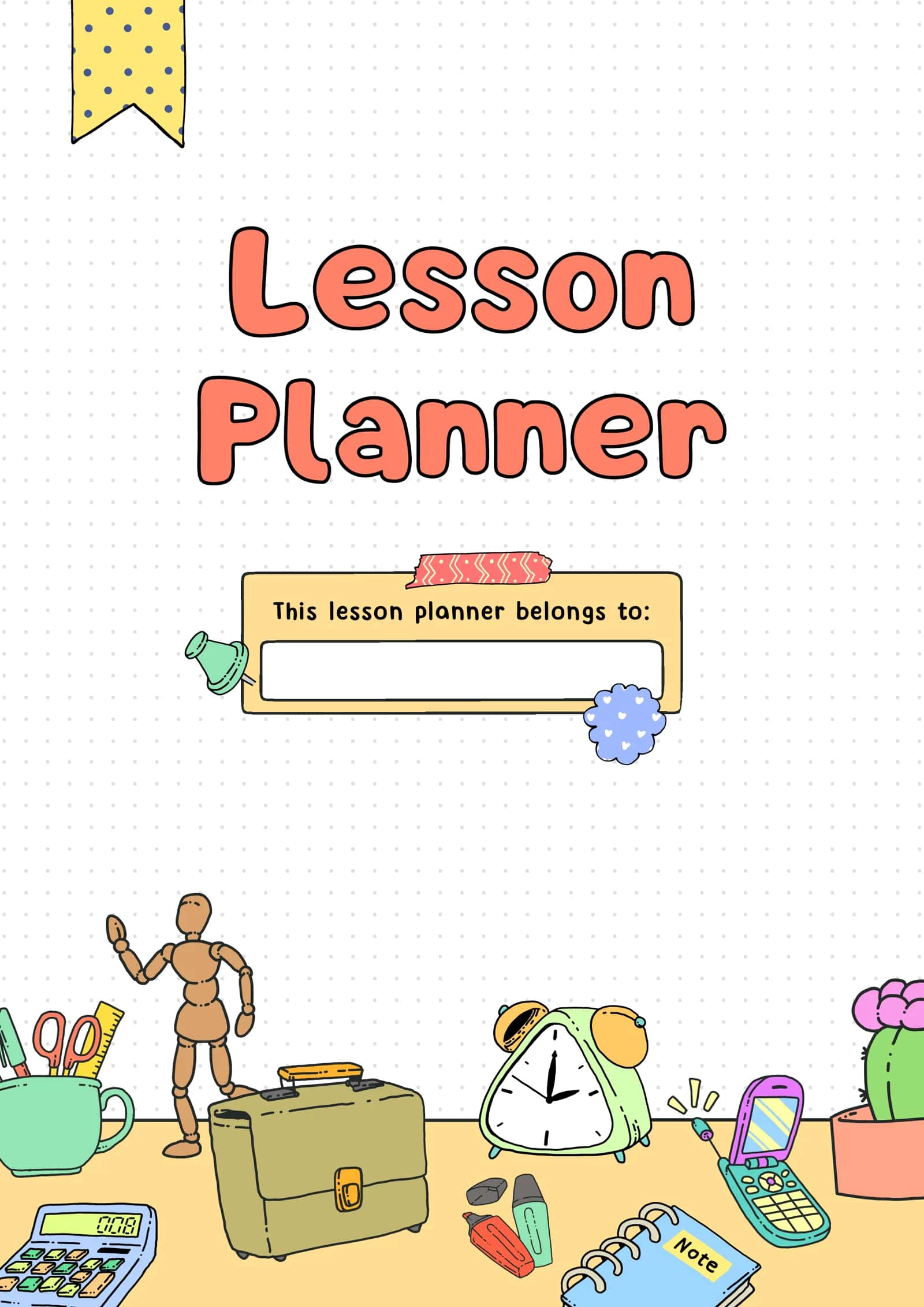 English teacher lesson planner 1