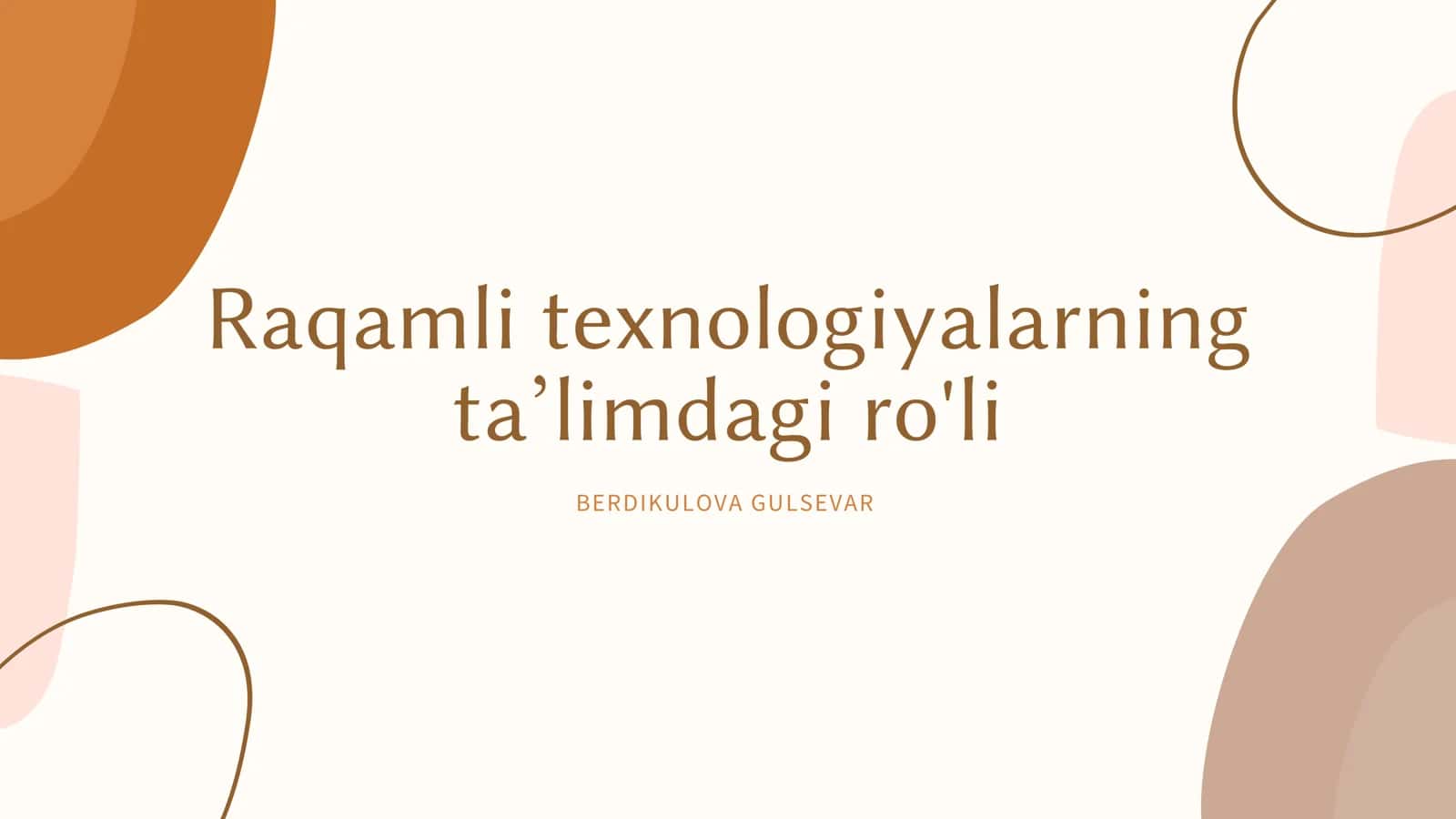 Raqamli texnologiyalarning ta’limdagi ro'li 1