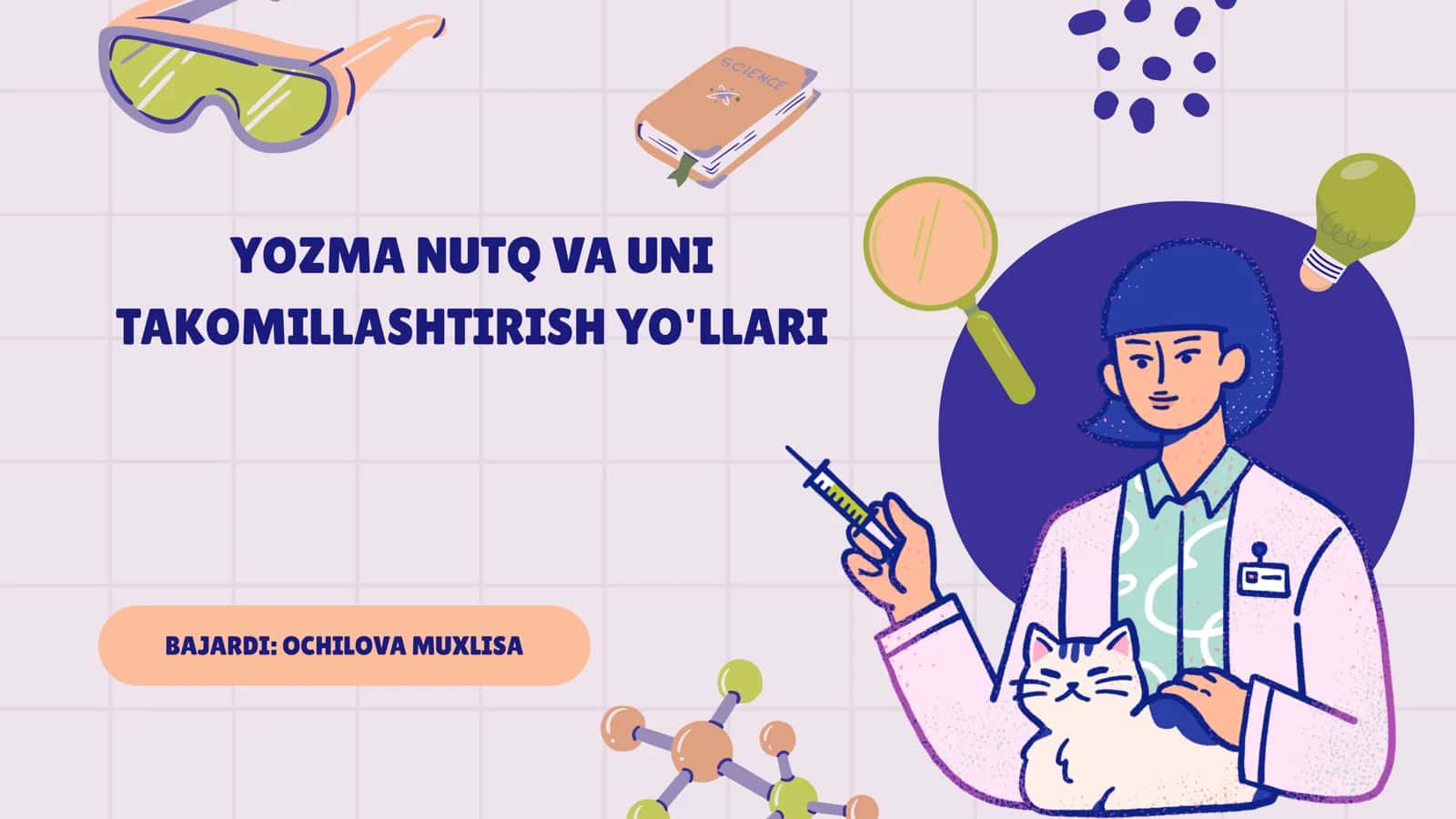 YOZMA NUTQ VA UNI TAKOMILLASHTIRISH YO'LLARI 1