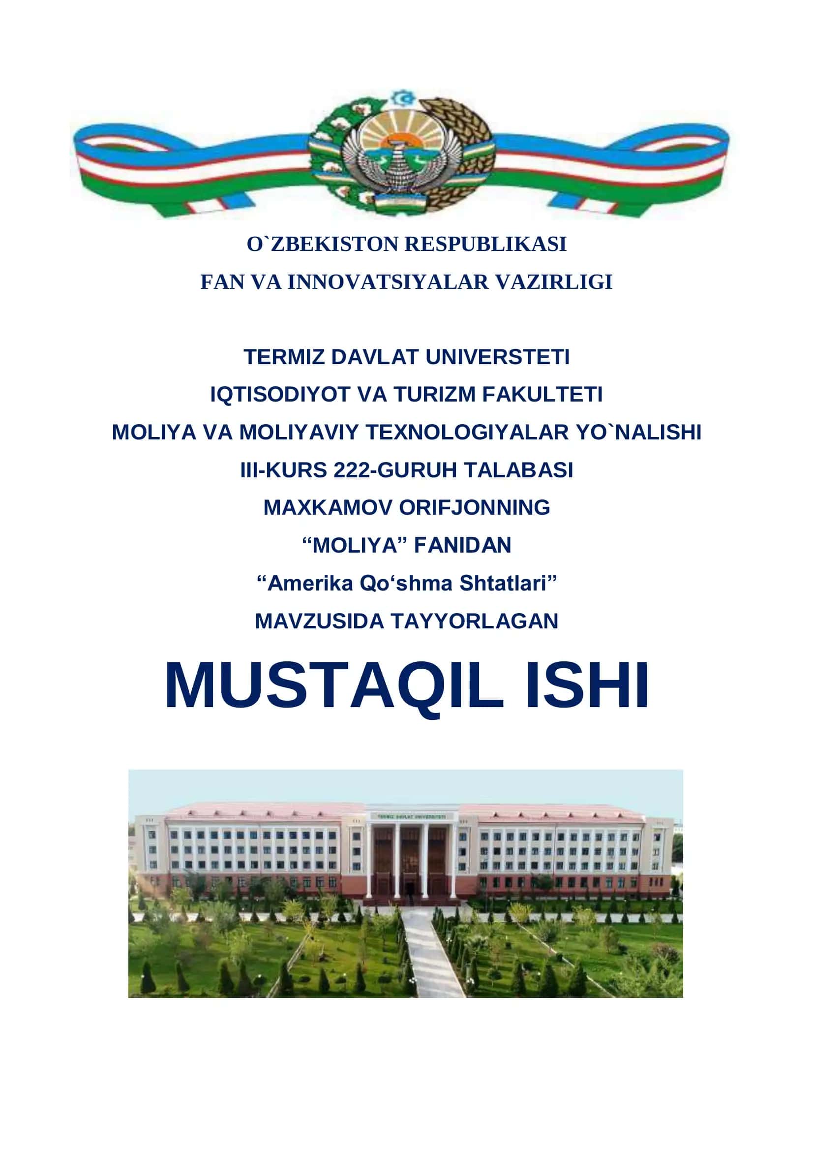 Amerika Qoʻshma Shtatlari 1