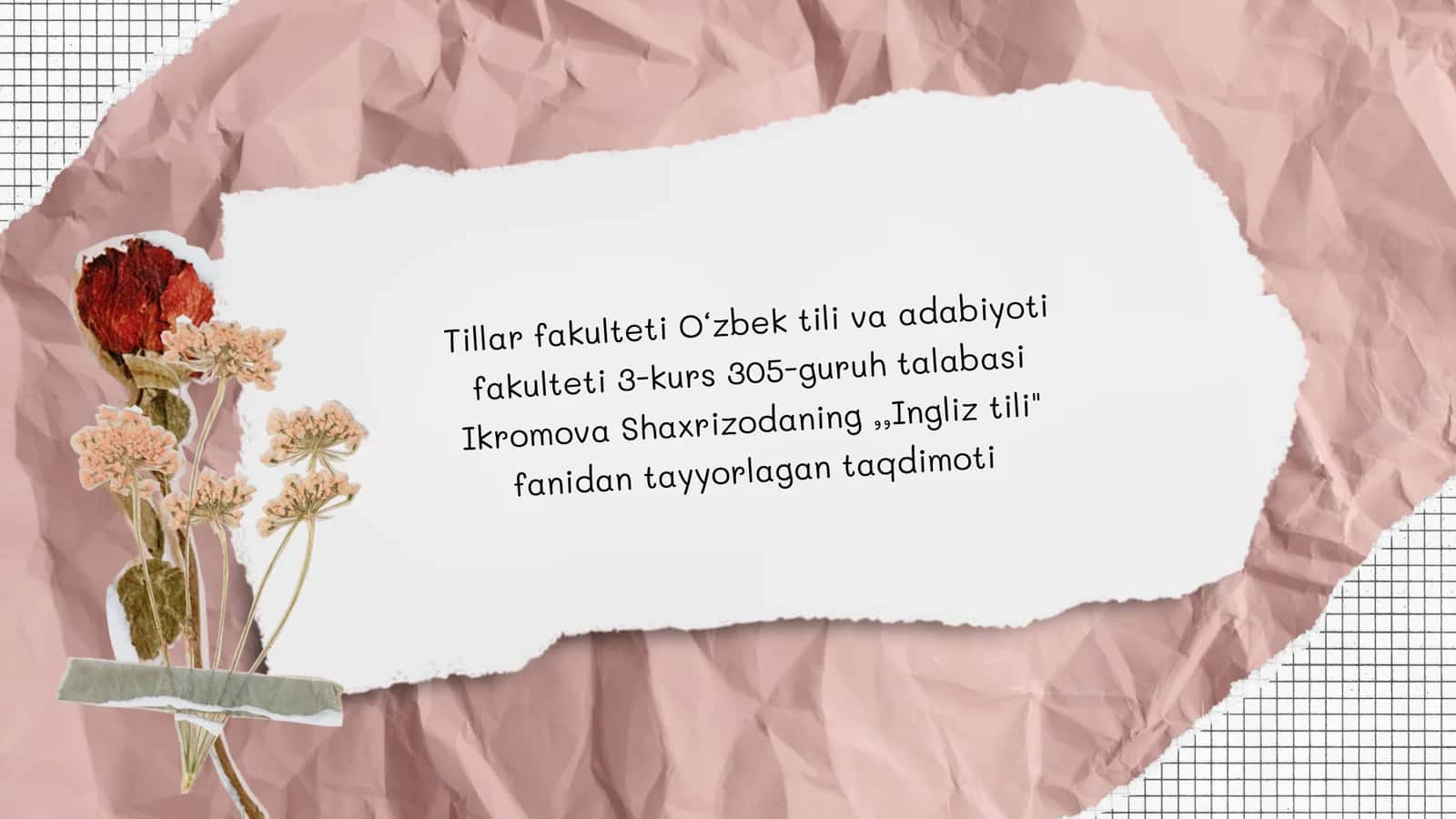 Ingliz tili 1