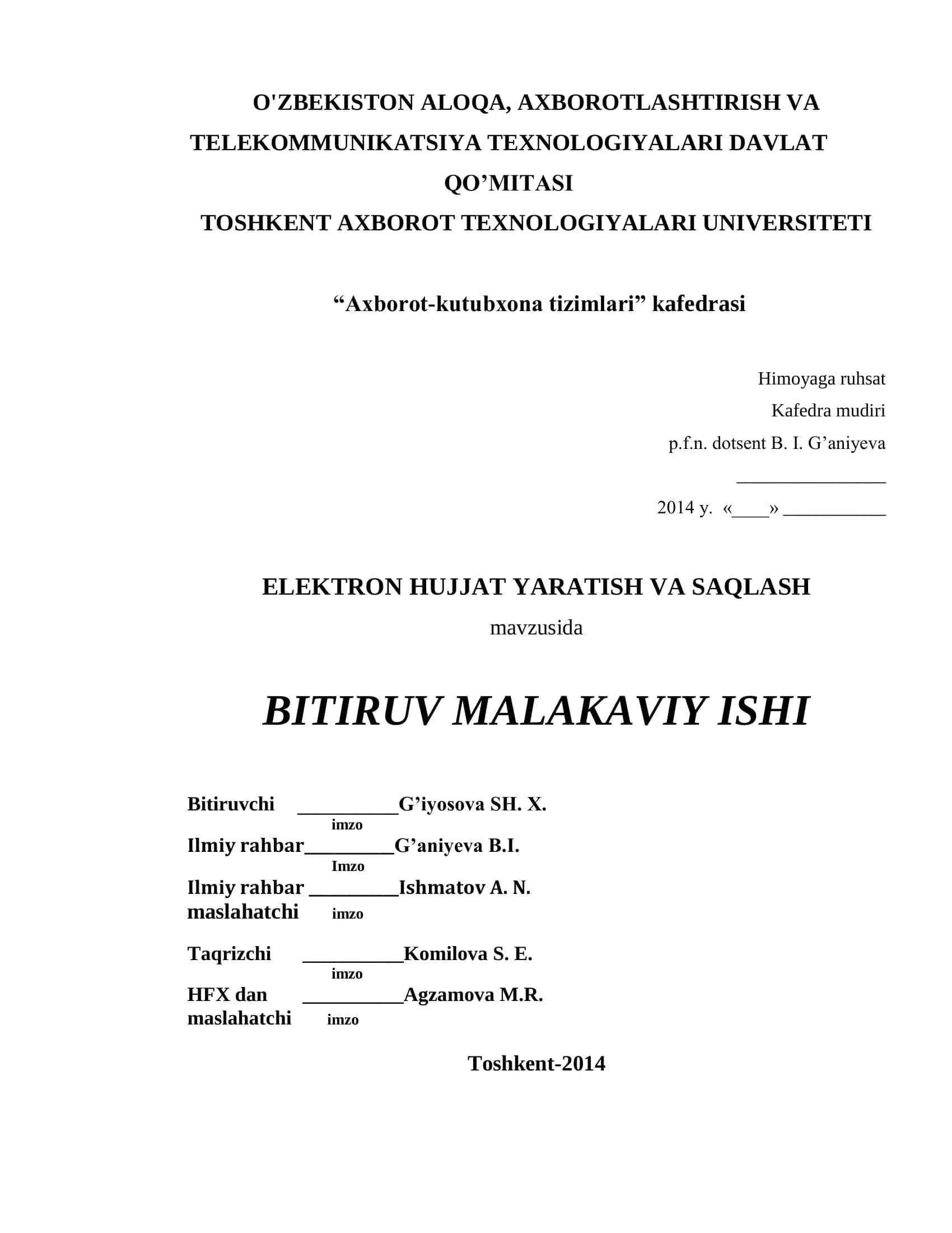 ELEKTRON HUJJAT YARATISH VA SAQLASH 1