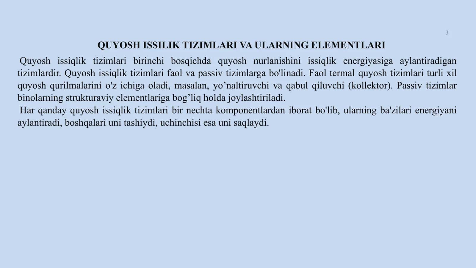 quyosh issiqlik qurilmalari 1