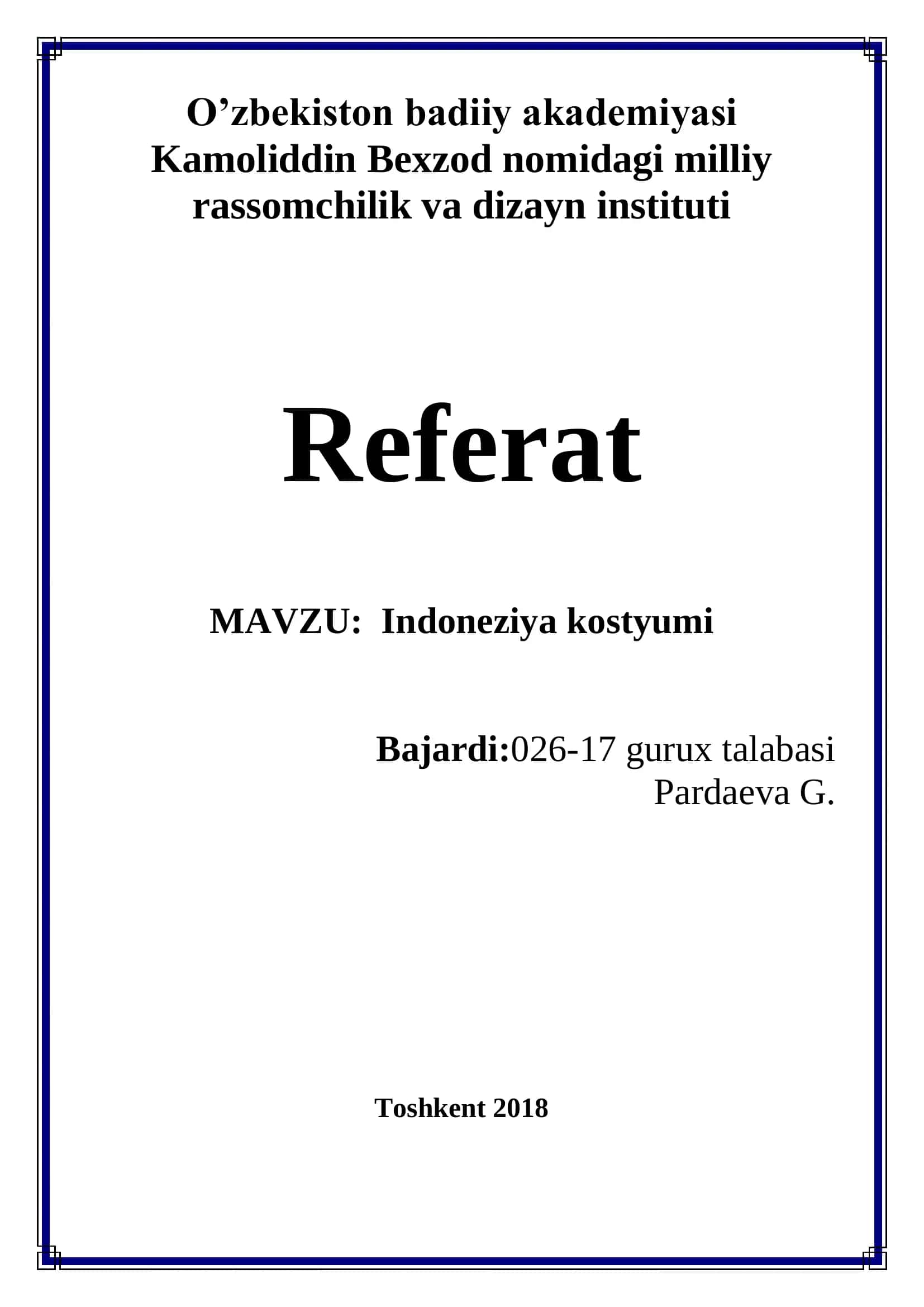 Indoneziya kostyumi 1