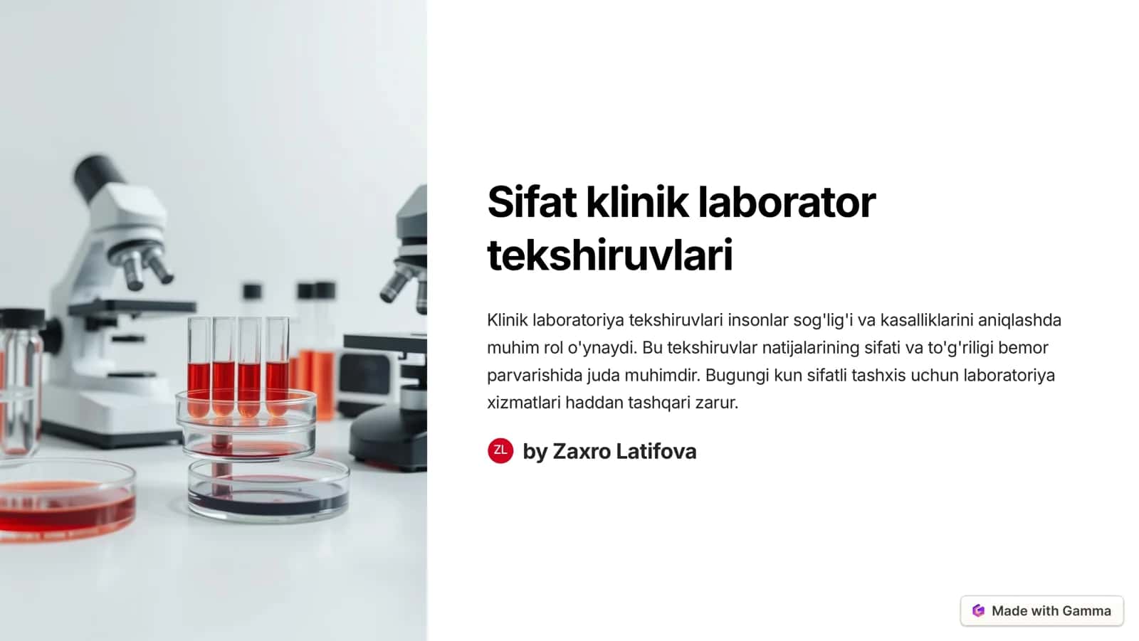 Klinik laboratoriya tekshiruvalari 1