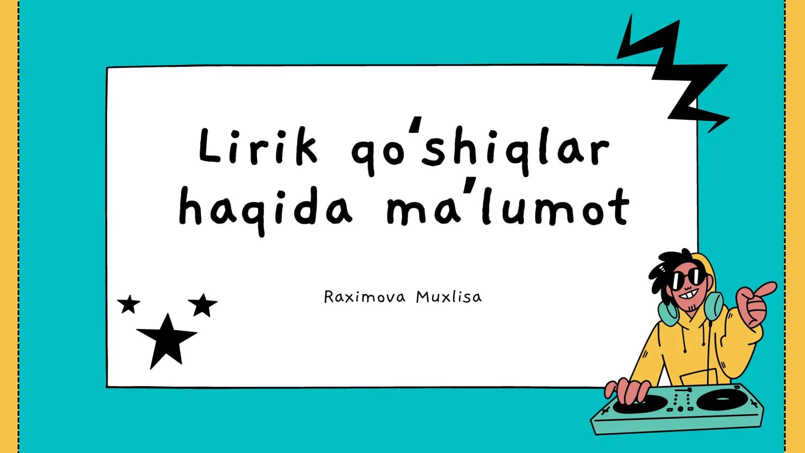 Lirik qoʻshiqlar 1