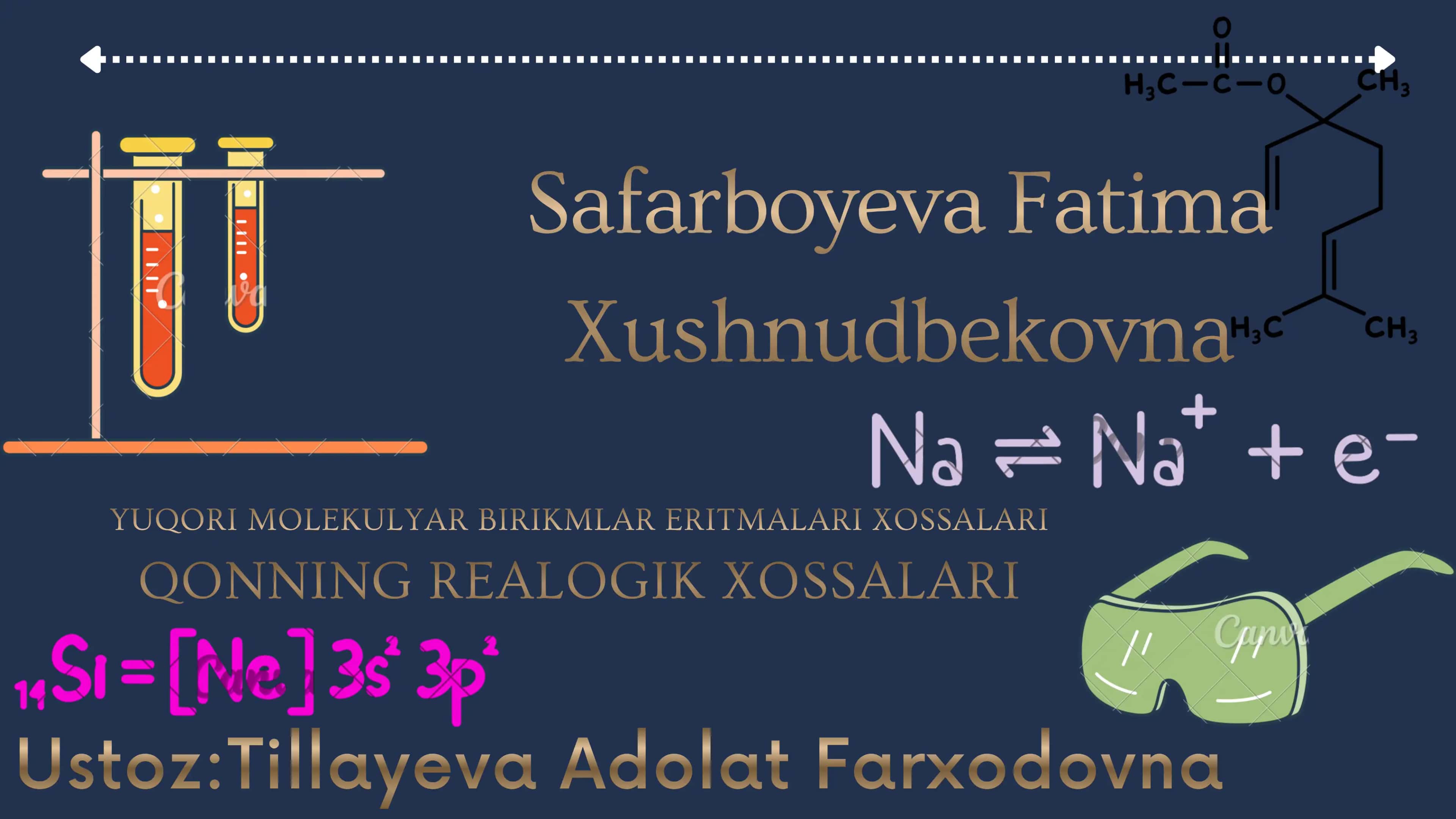 Tibbiy Kimyo mustaqil ish 1