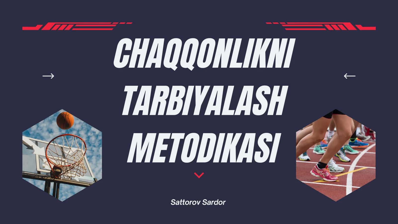CHAQQONLIKNI TARBIYALASH METODIKASI 1