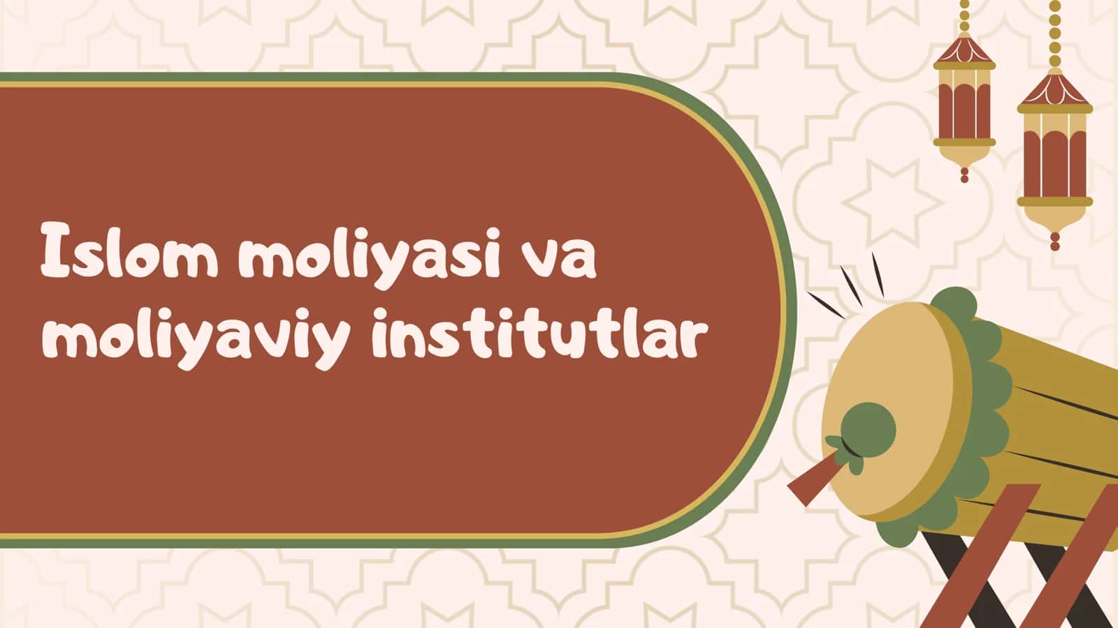 islom moliyasi va moliya institutlari 1