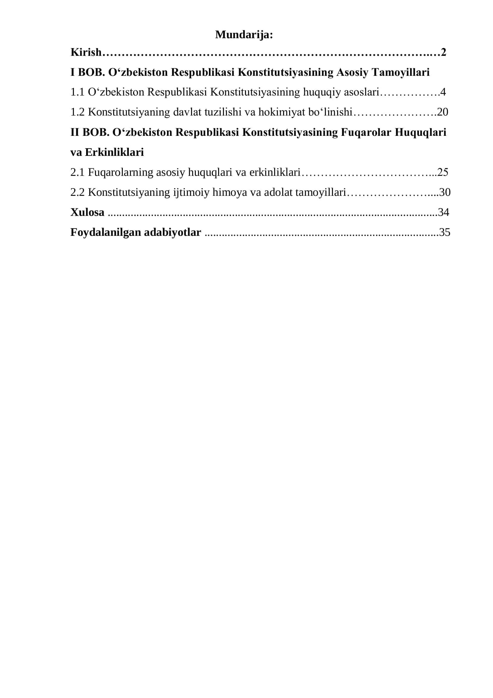 O‘zbekiston Respublikasi Konstitutsiyasi 1