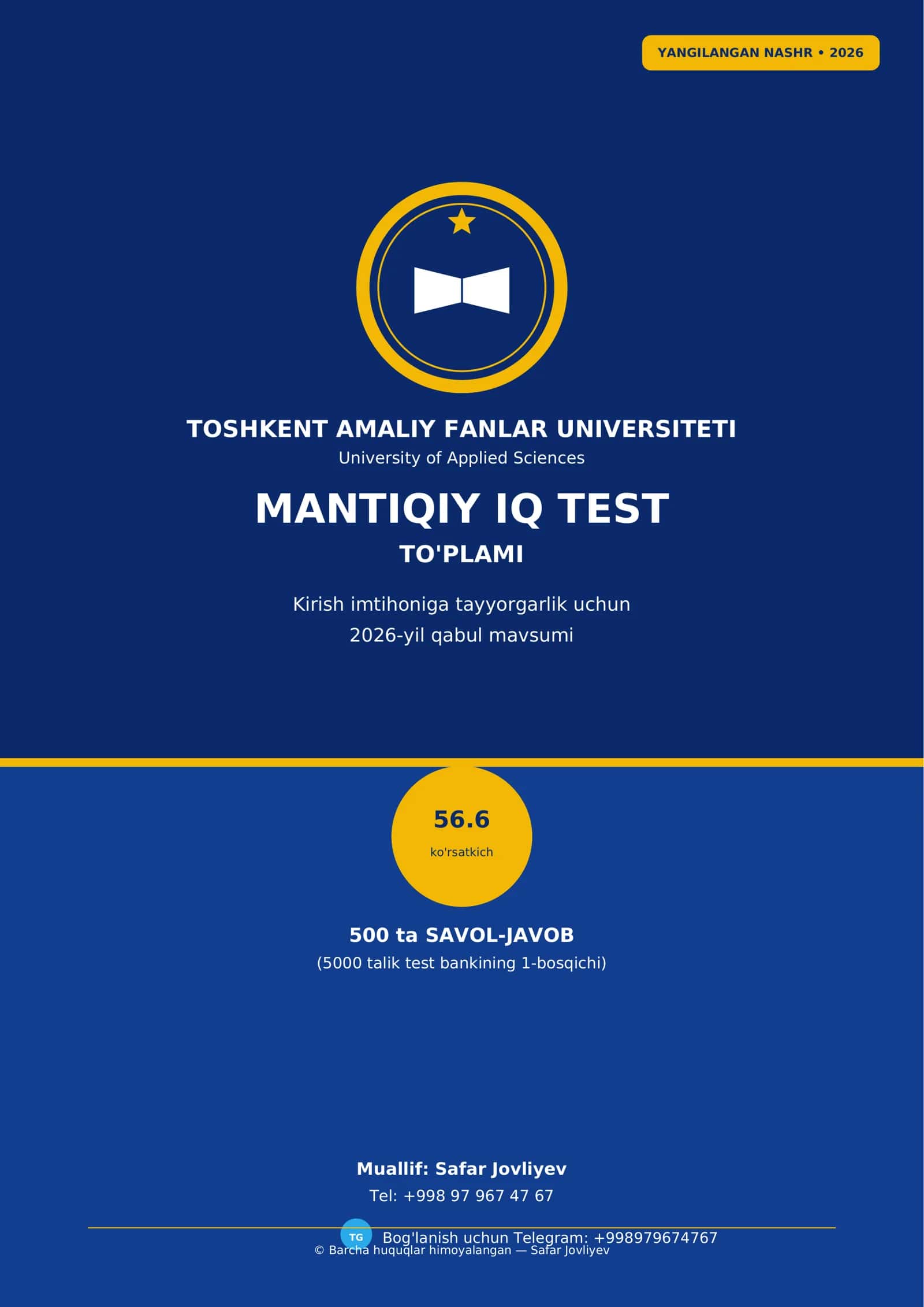 MANTIQQIY IQ TEST 1