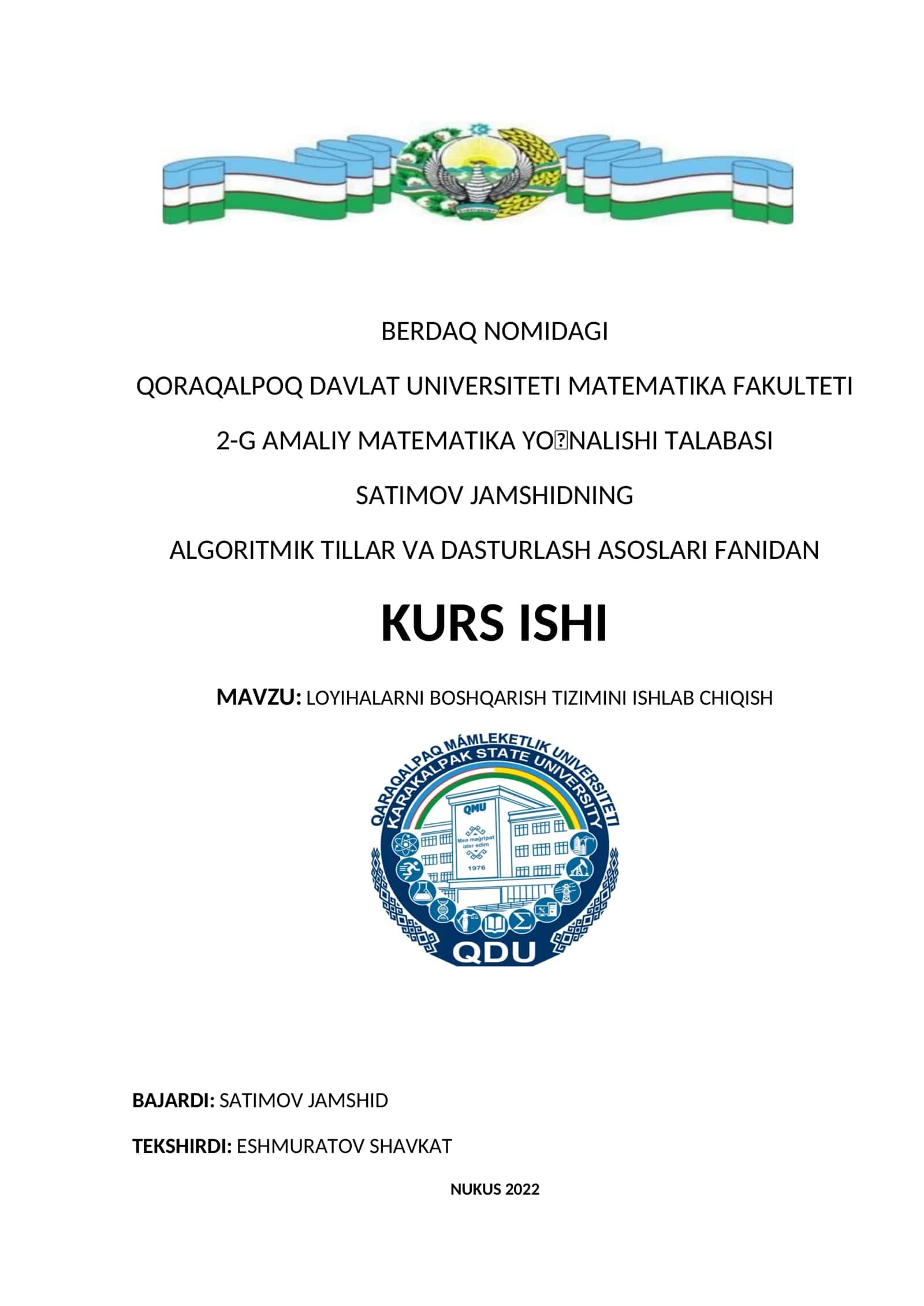 2-G AMALIY MATEMATIKA YO'NALISHI TALABASI 1